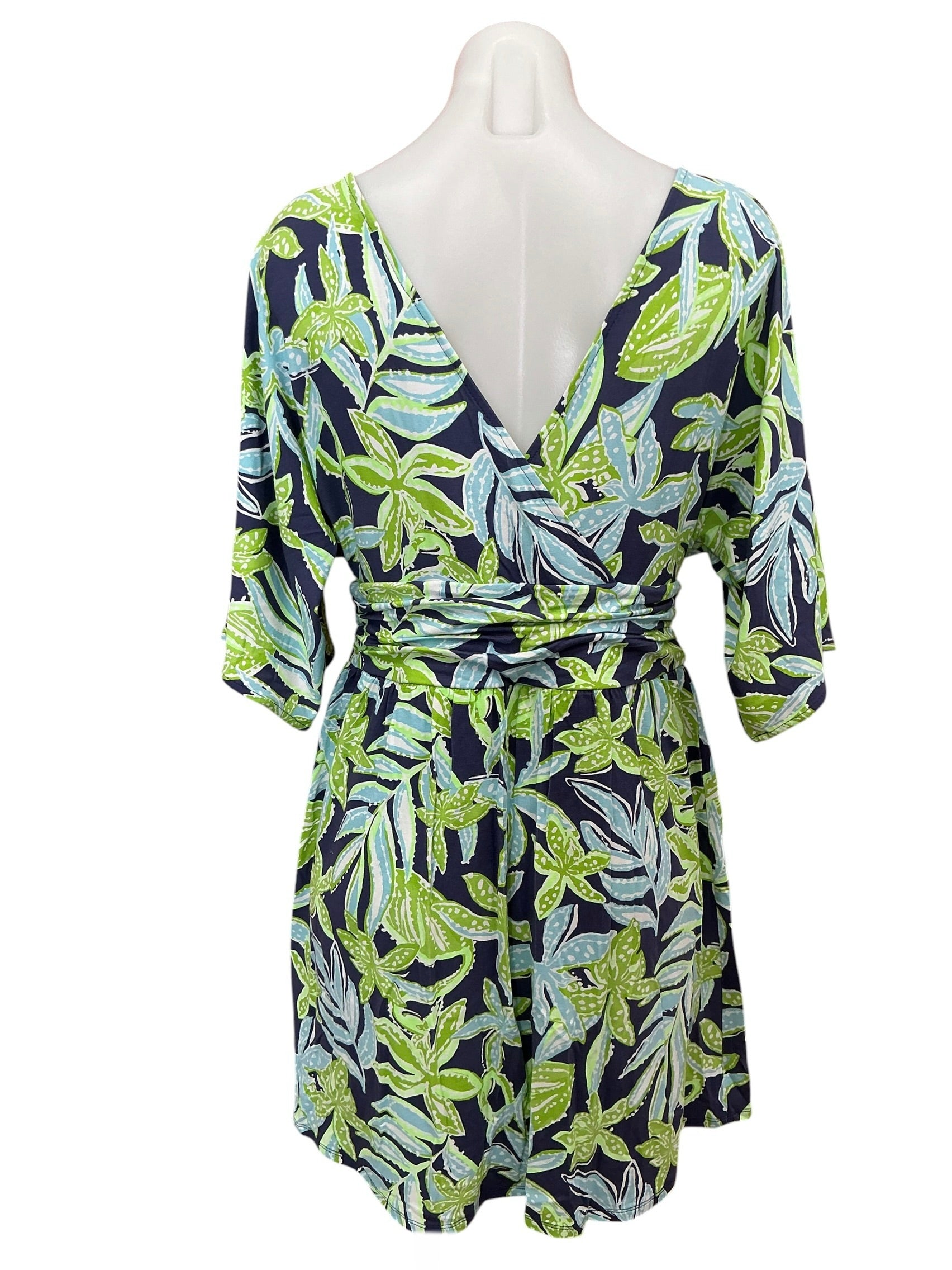 Lilly Pulitzer NWT Parigi Knit Skort Romper Sapphire Pool Tropical Tango - Size M