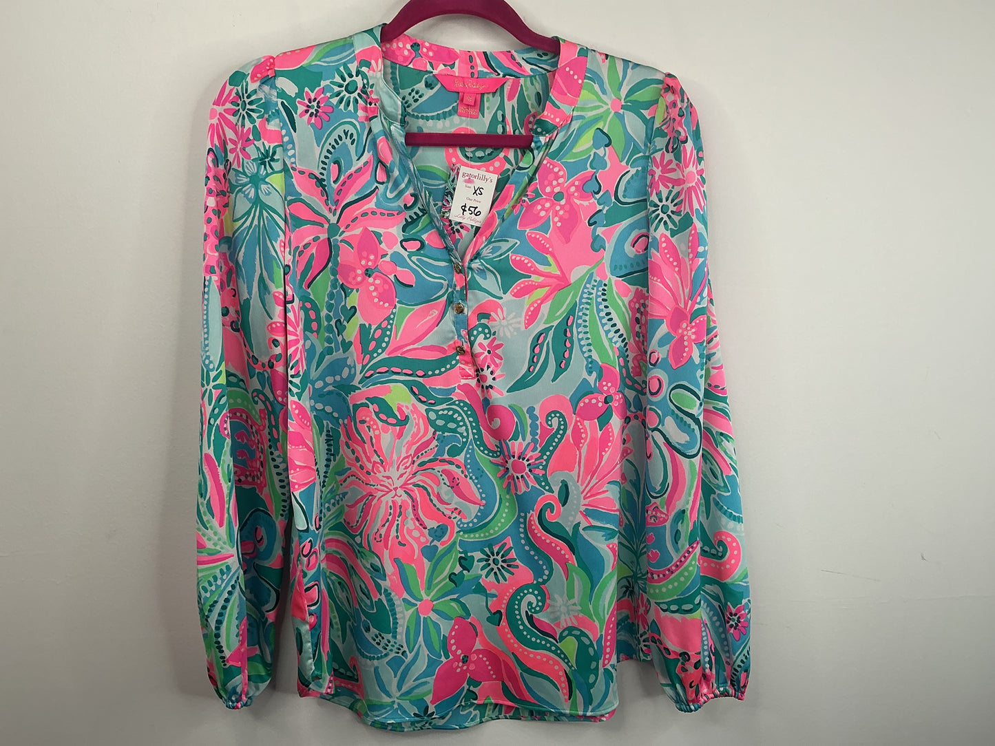 Lilly Pulitzer Long Sleeve Top - Size XS