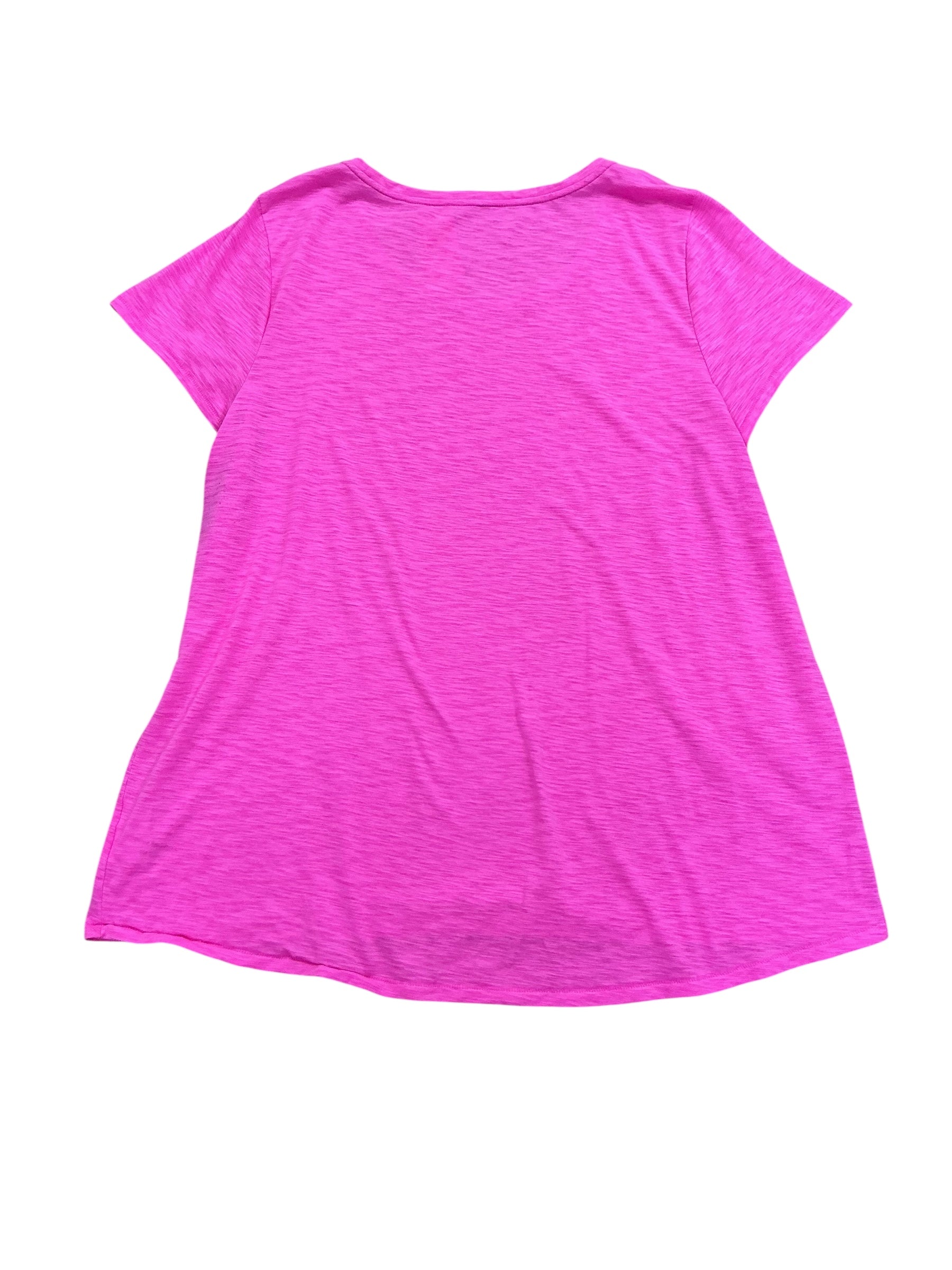 Lilly Pulitzer Etta Scoopneck Top Pink Isle - Size XXL