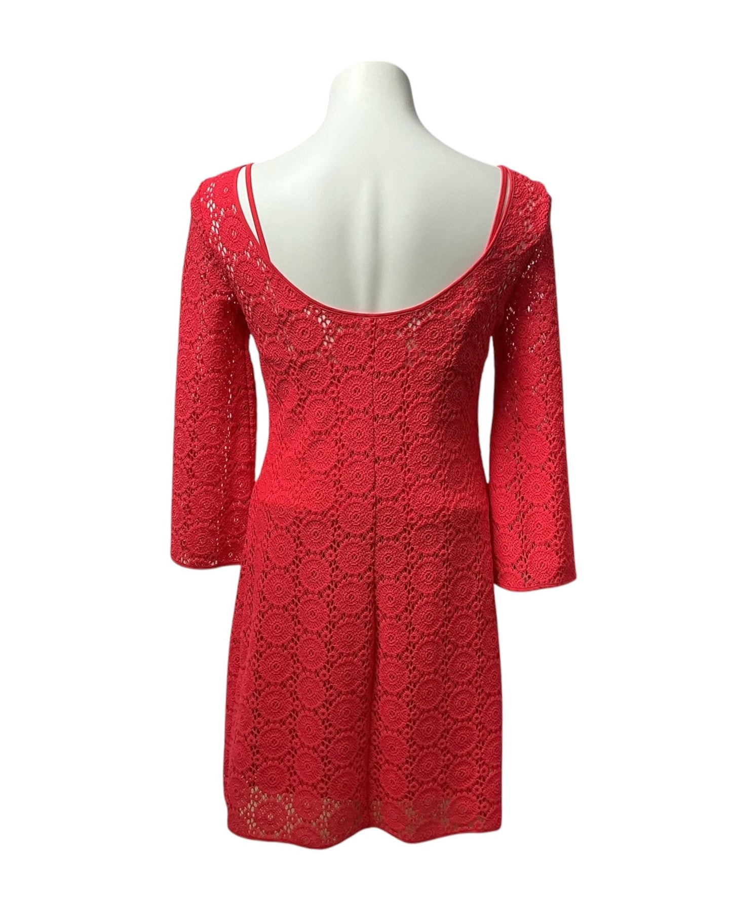 Lilly Pulitzer NWT Topanga Dress Island Coral Breakers Lace - Size S