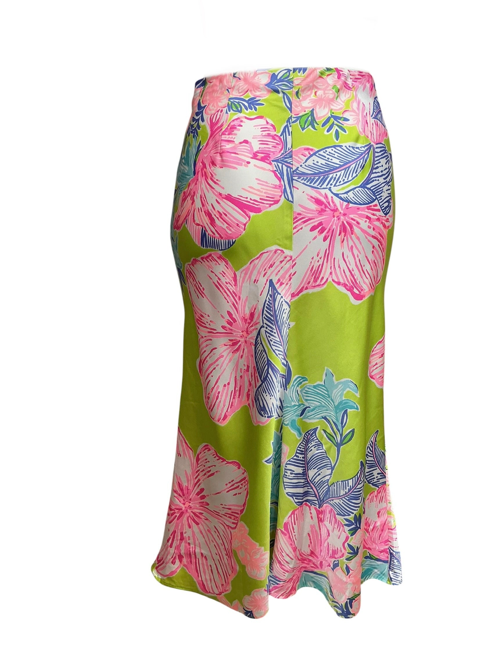 Lilly Pulitzer Cory Midi Skirt Matcha Green Boho Babe - Size 4