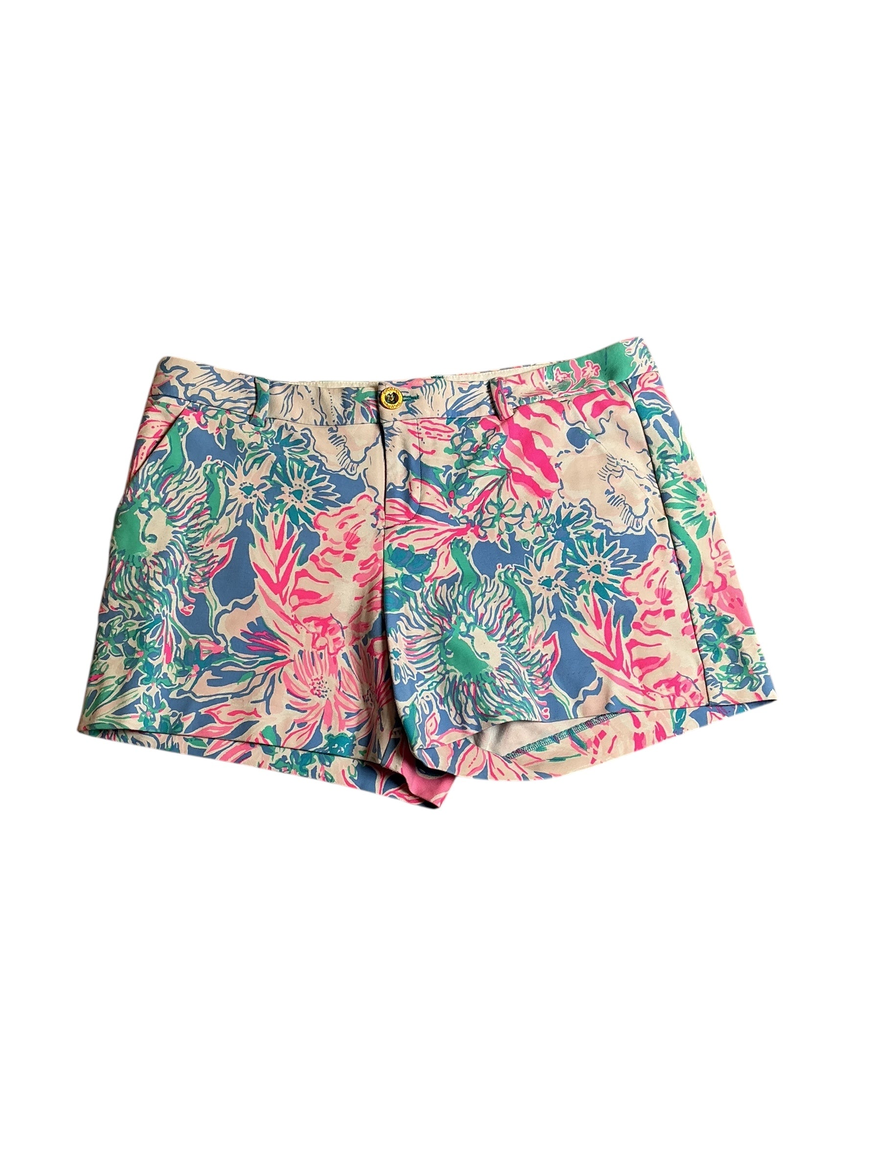 Lilly Pulitzer Callahan Short Mermaid Cove - Size 12
