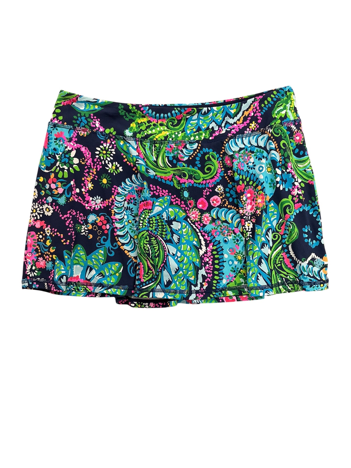 Lilly Pulitzer Luxletic Aila Skort Take Me To The Sea - Size L