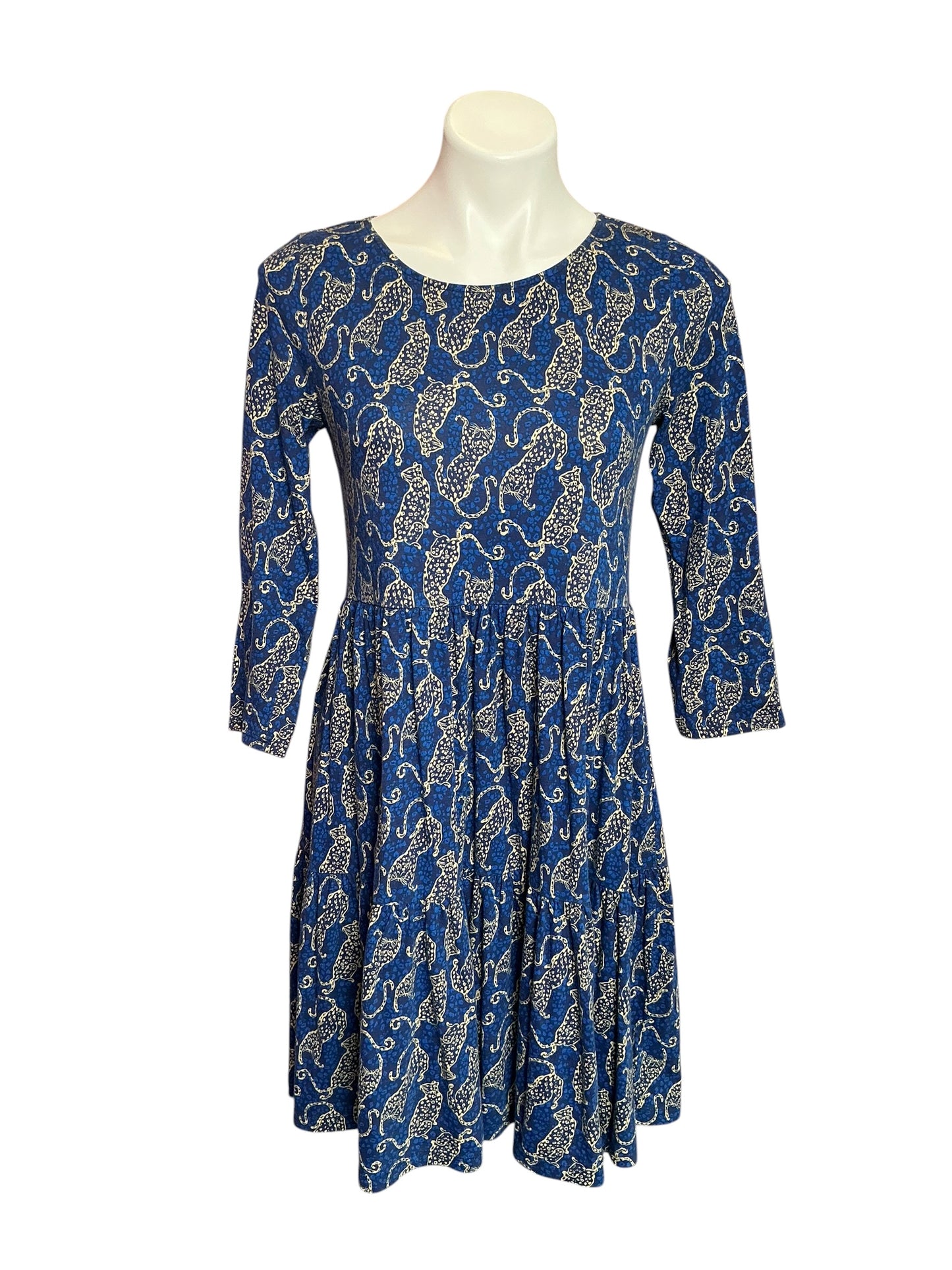 Lilly Pulitzer Geanna 3/4 Sleeve Swing Dress Easy To Spot - Size S