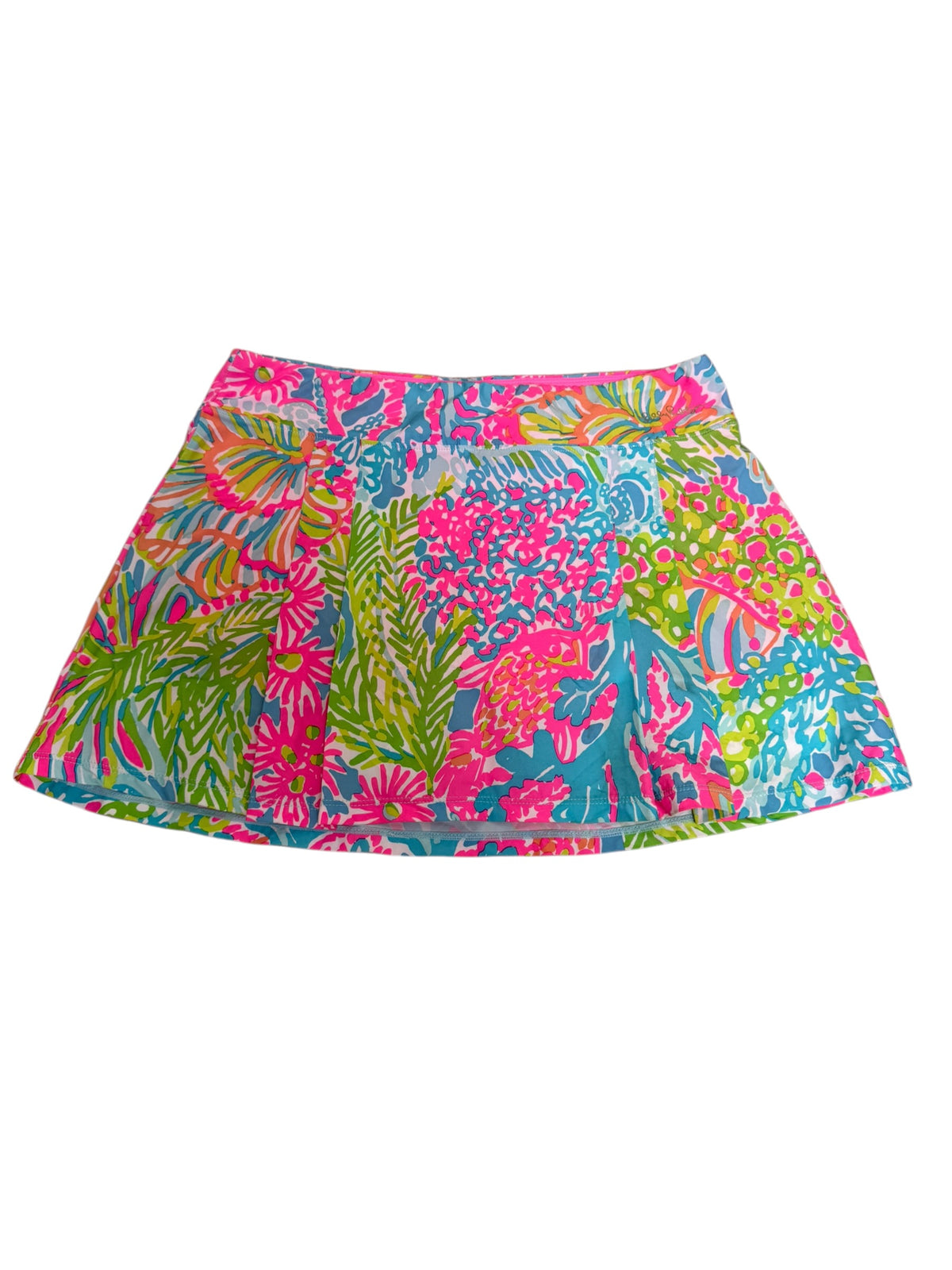 Lilly Pulitzer Luxletic Maryana Skort Lovers Coral - Size XS