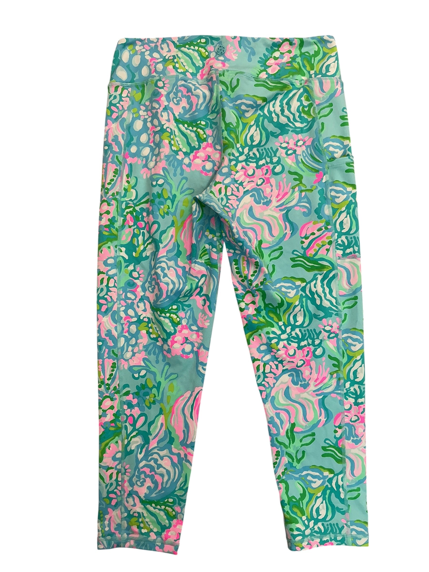 Lilly Pulitzer Luxletic Weekender Cropped Leggings A Jungle In Here - Size L