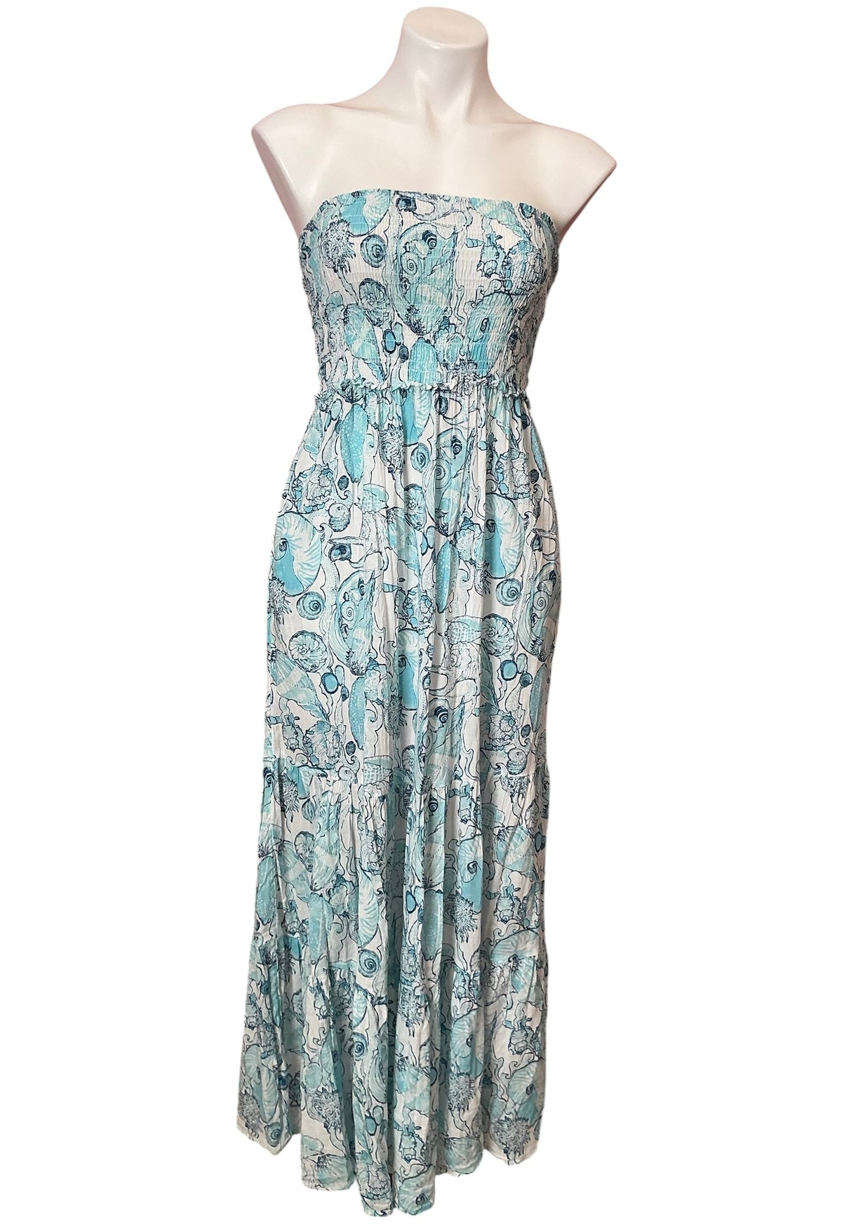 Lilly Pulitzer Anali Maxi Cover Up Dress Resort White Shell Shine - Size XXS