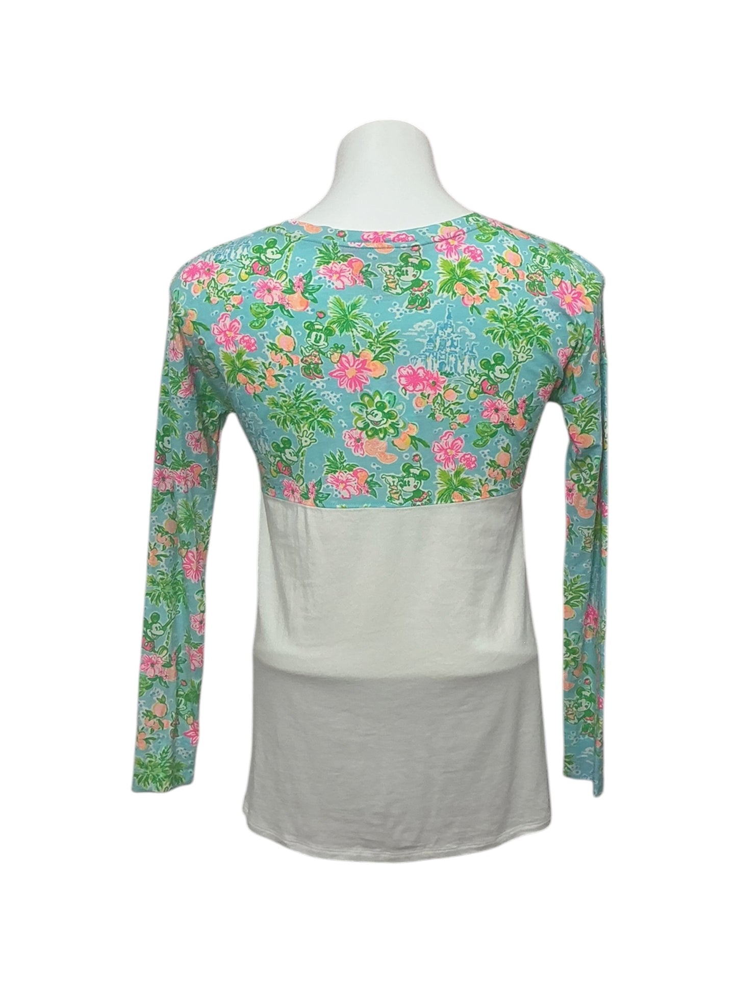 Disney Parks x Lilly Pulitzer Finn Long Sleeve T-Shirt Lilly Loves Disney - Size XXS