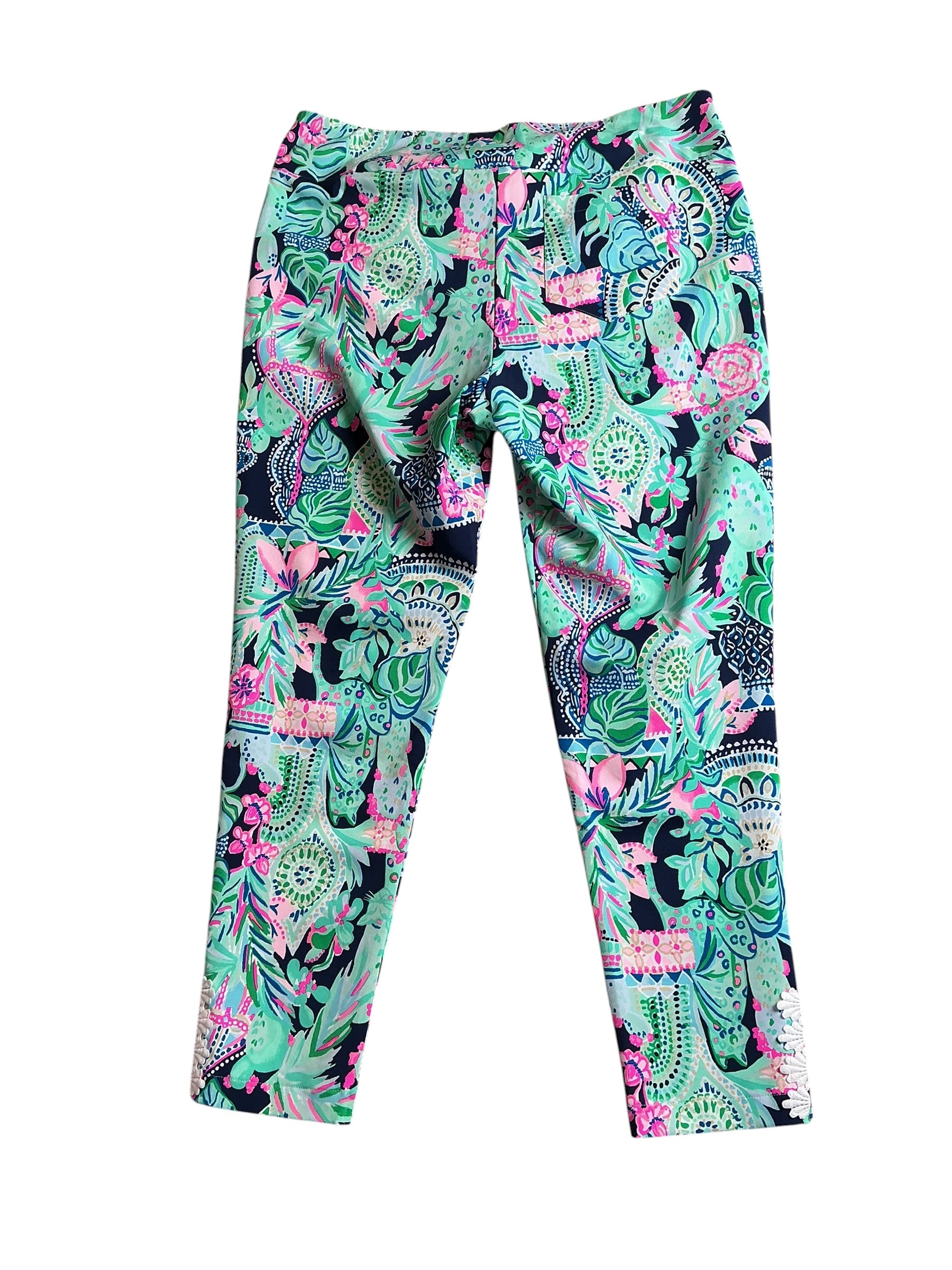 Lilly Pulitzer NWT Corso UPF 50+ Golf Pant - Multi Looking Sharp - Size 16