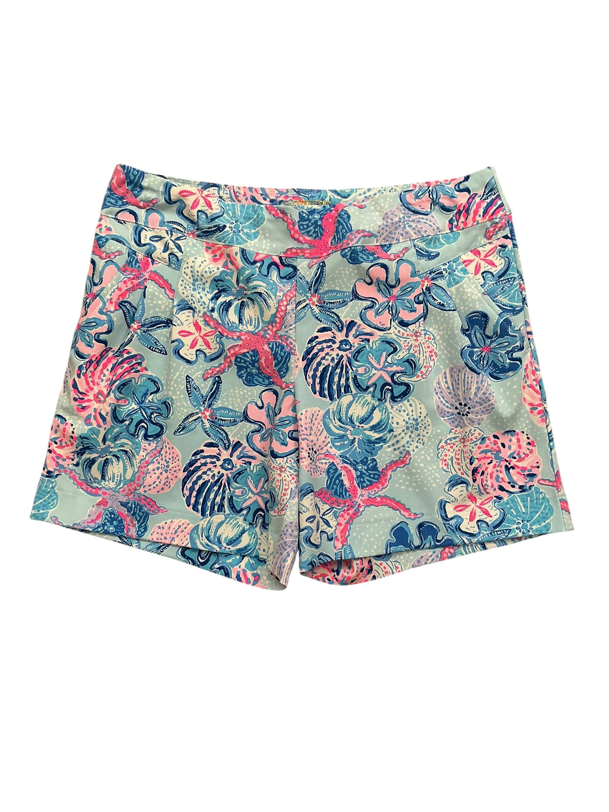 Lilly Pulitzer Ocean View Shorts Serene Blue Gypsea - Size 14