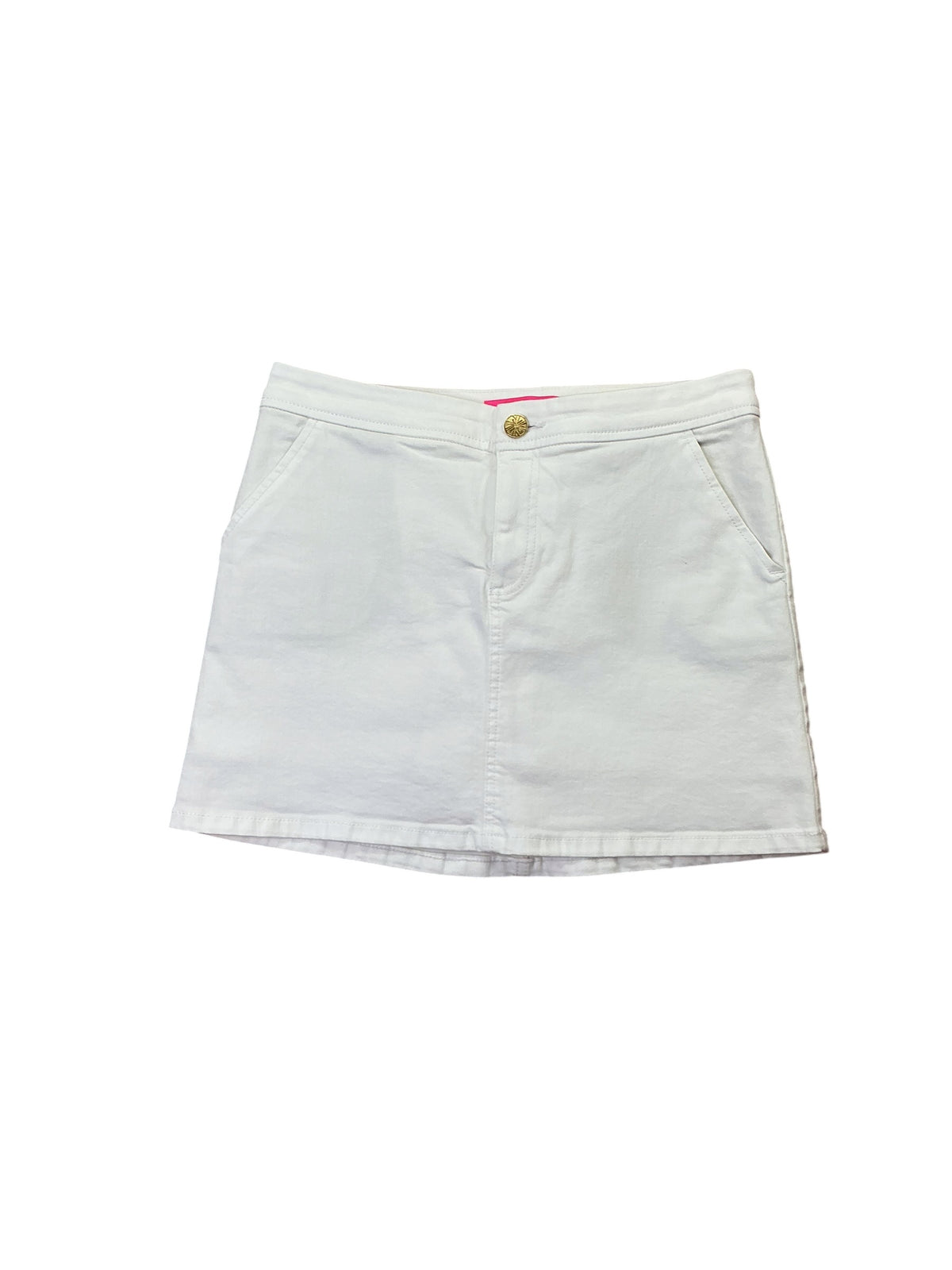 Lilly Pulitzer Colette Denim Skort Resort White - Size 2