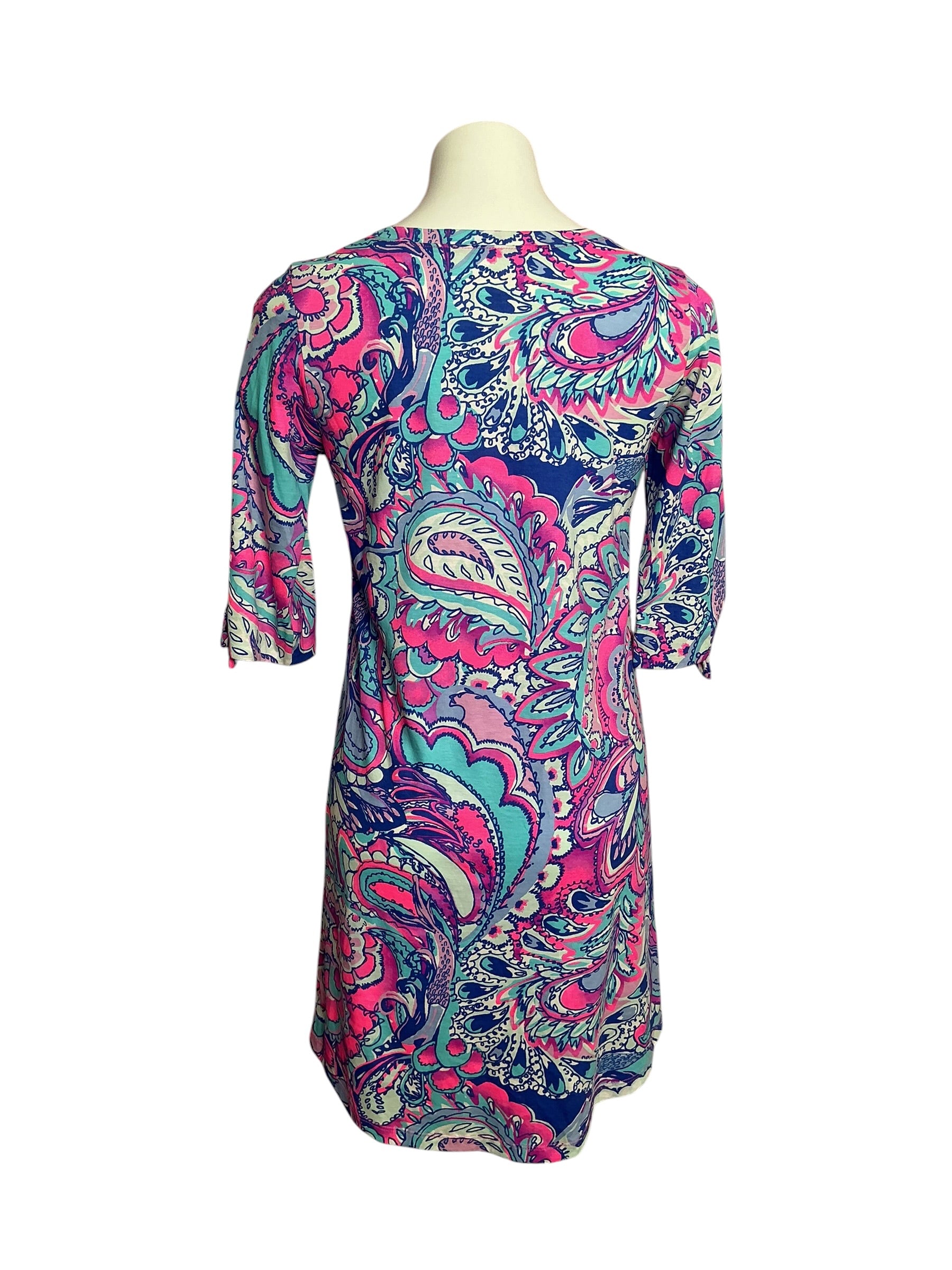 Lilly Pulitzer Preston Dress Pink Tropics Mermaids Call - Size S