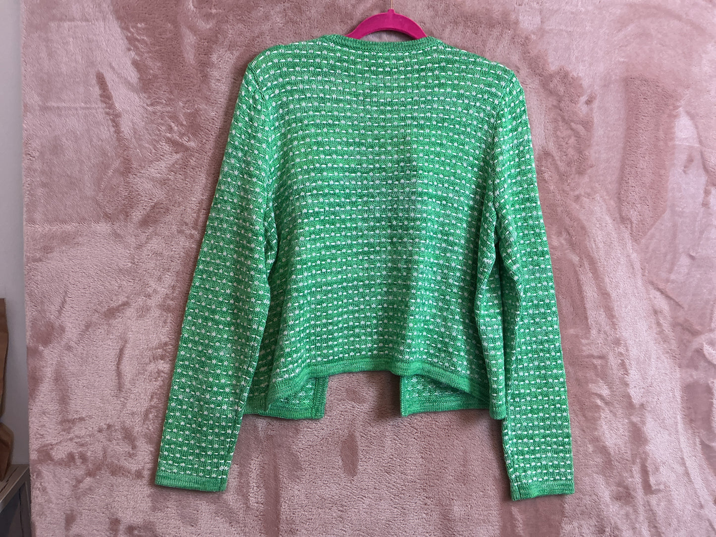 Lilly Pulitzer NWT - Kienna Cardigan - Gecko Green Metallic Marl