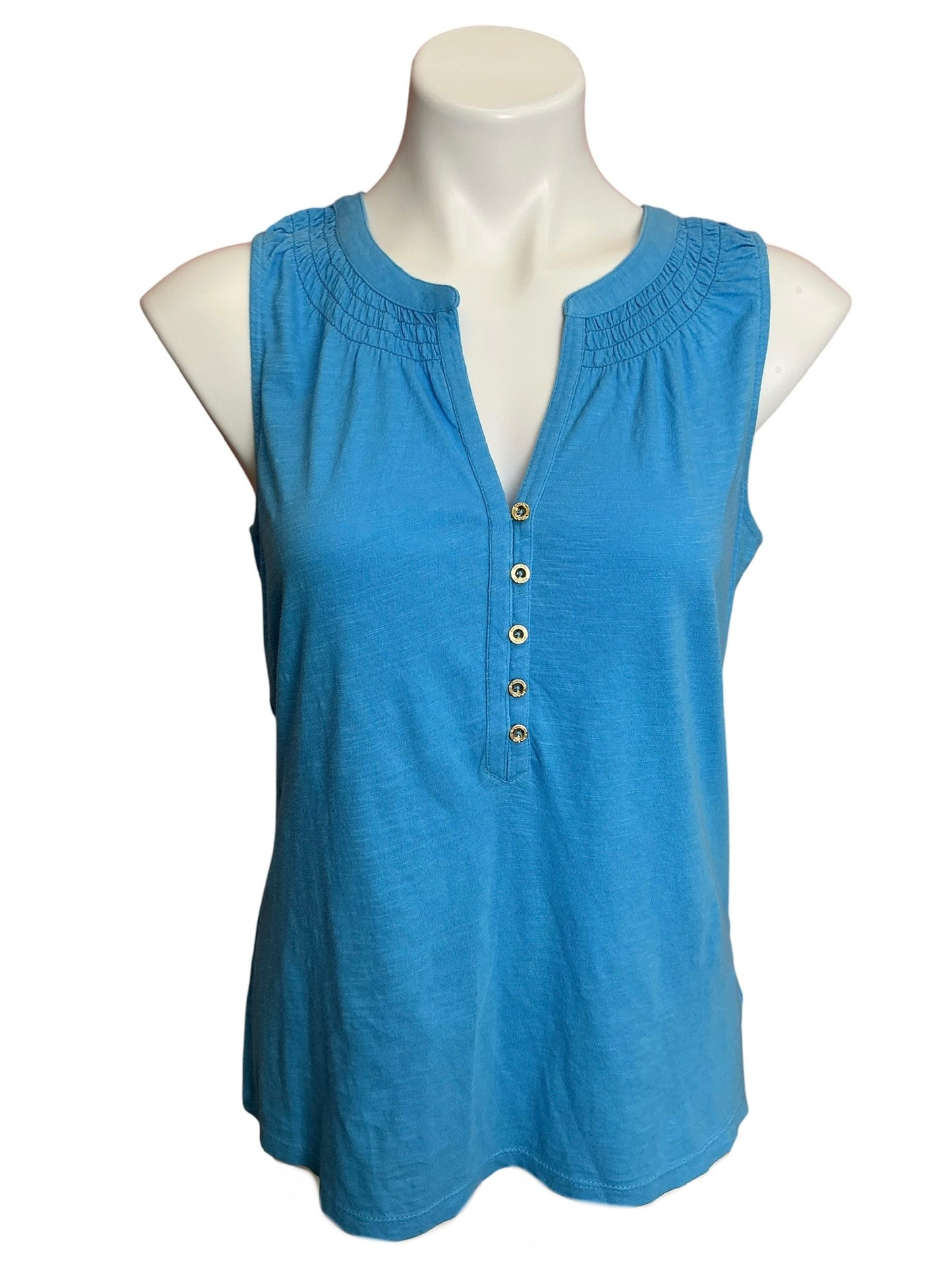 Lilly Pulitzer NWT Essie Top Bondi Blue - Size M