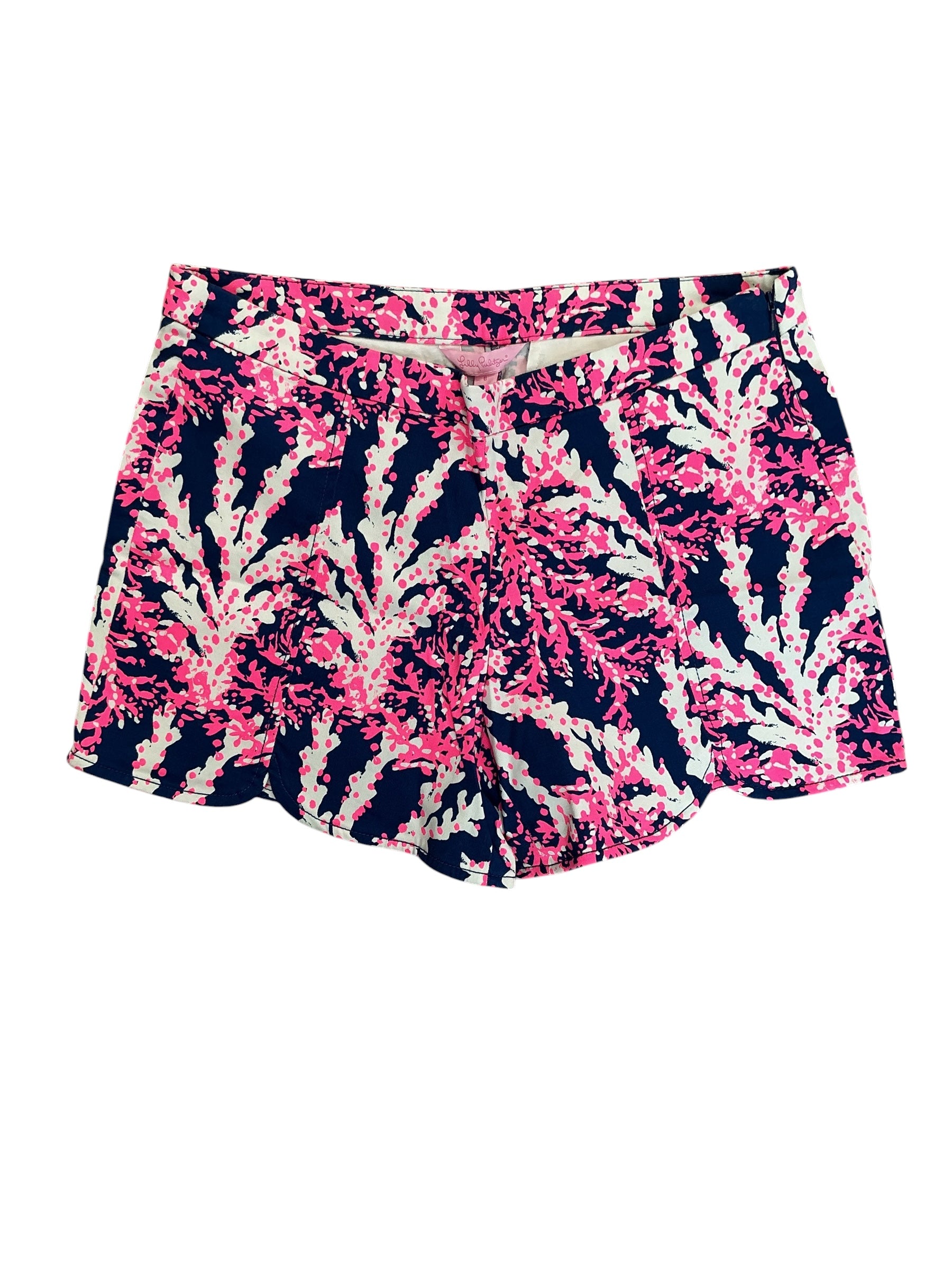 Lilly Pulitzer NWT Hazelle Stretch Shorts Nauti Navy Beyond The Sea - Size 6