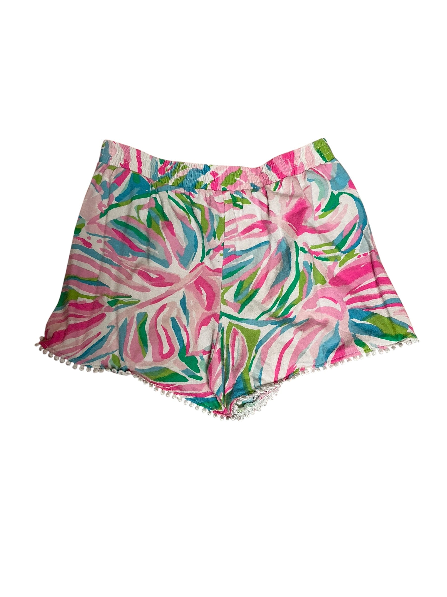 Lilly Pulitzer Girls Katia Shorts Croc My World - Size M 6-7