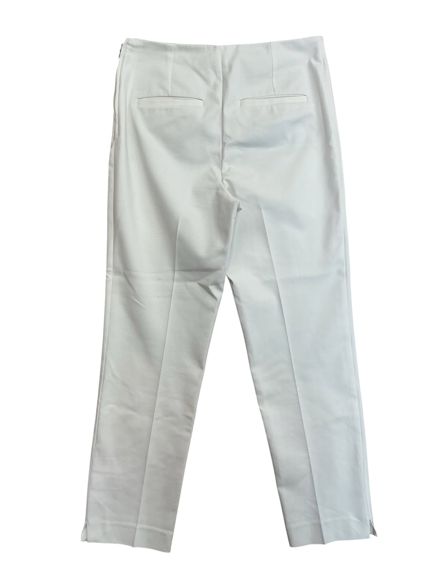 Lilly Pulitzer Anna High Rise Straight Leg Ankle Pants Resort White - Size 4