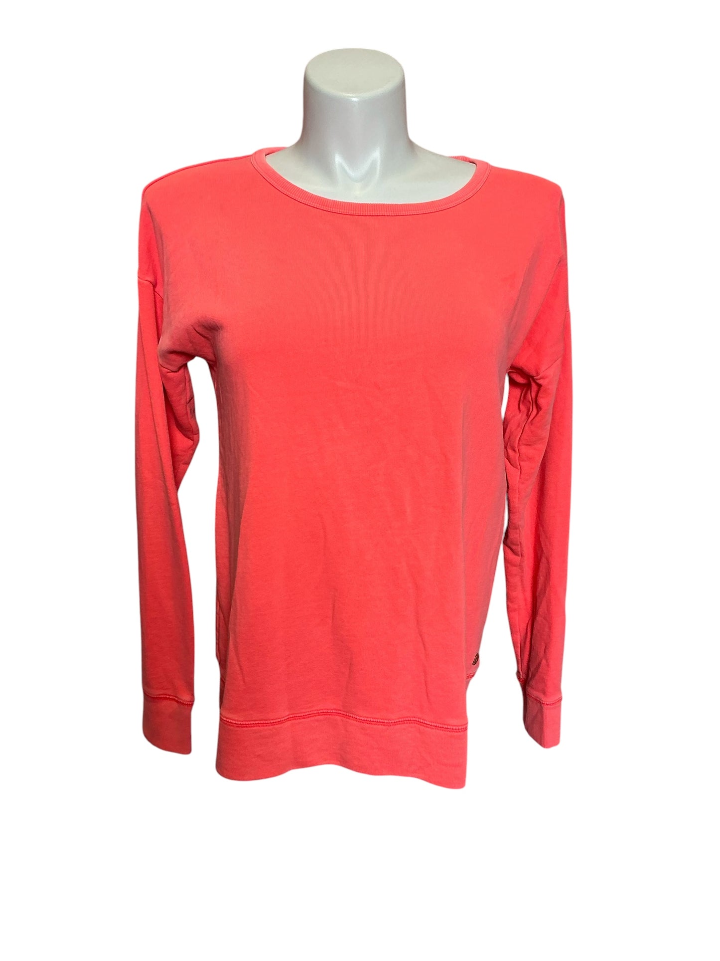 Lilly Pulitzer Luxletic Biscaya Cross-Back Pullover Cayenne Coral - Size L
