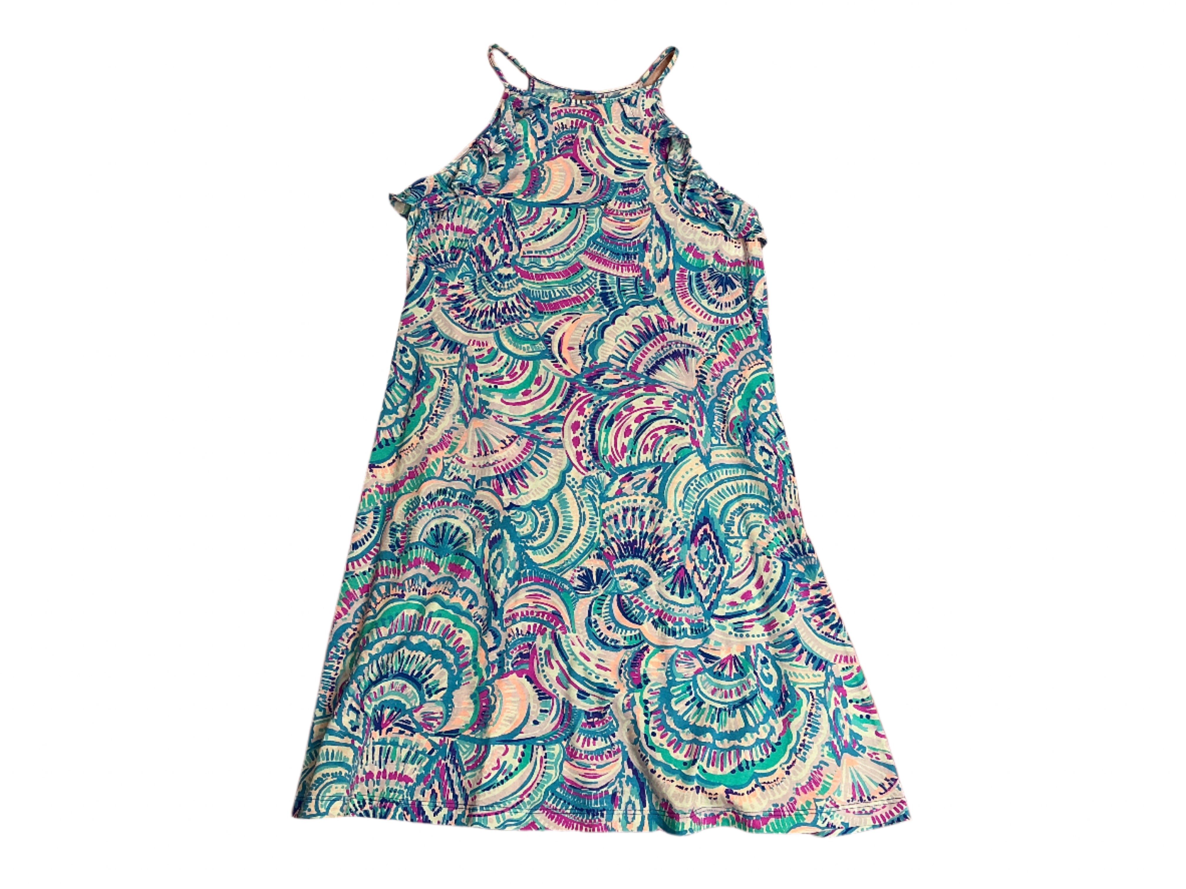 Lilly Pulitzer Billie Ruffle Dress - Happy As A Clam - Size XS