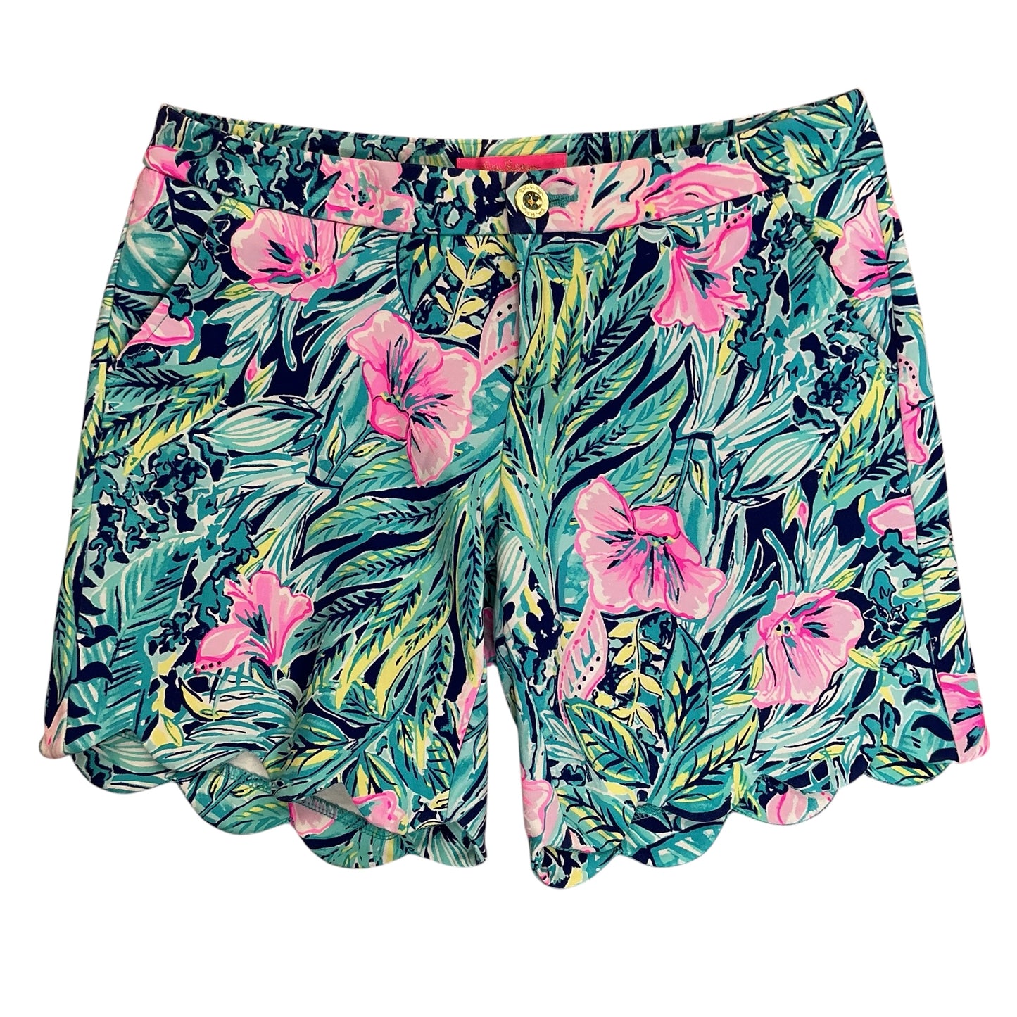 Lilly Pulitzer Buttercup Shorts Journey To The Jungle - Size 6