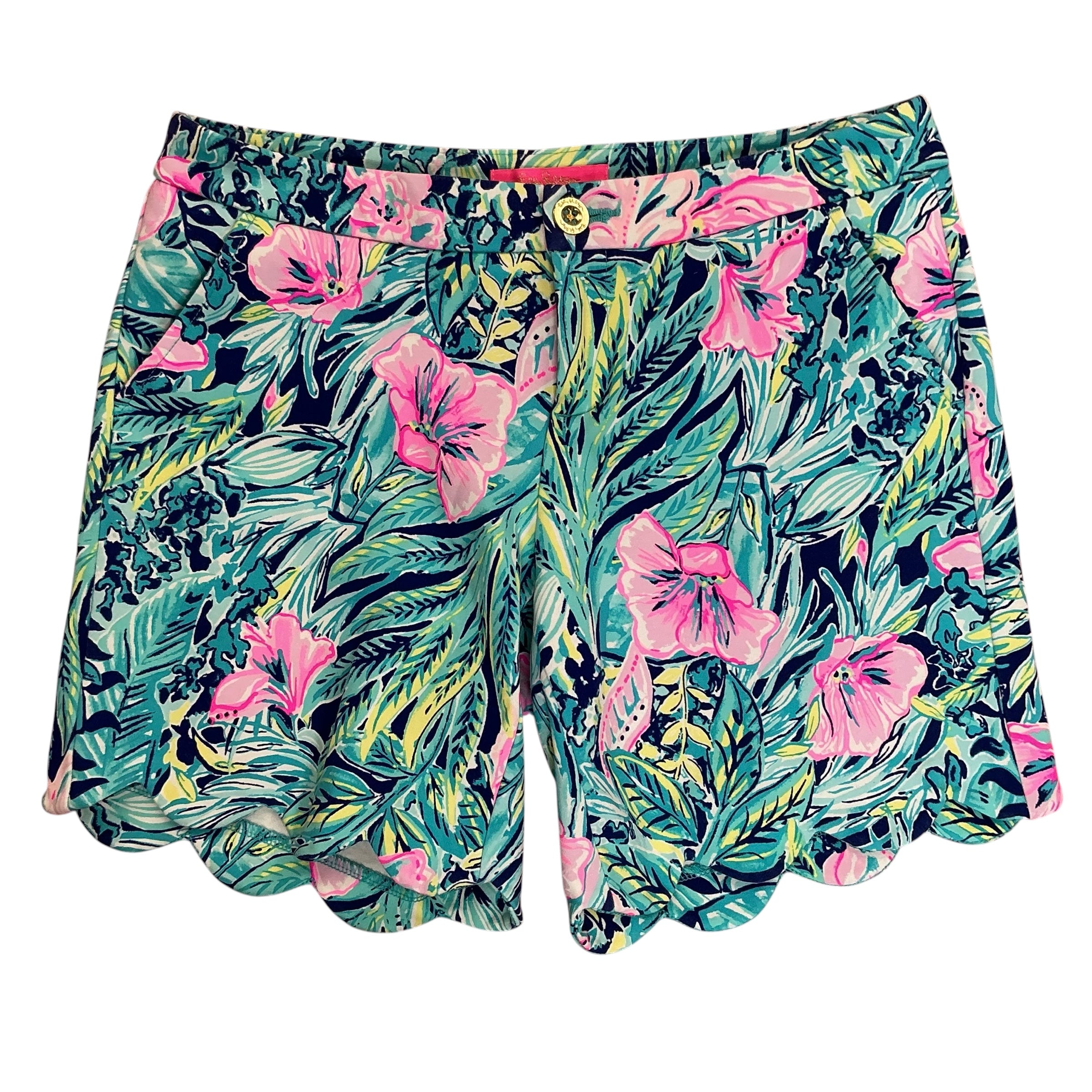 Lilly Pulitzer Buttercup Shorts Journey To The Jungle - Size 6