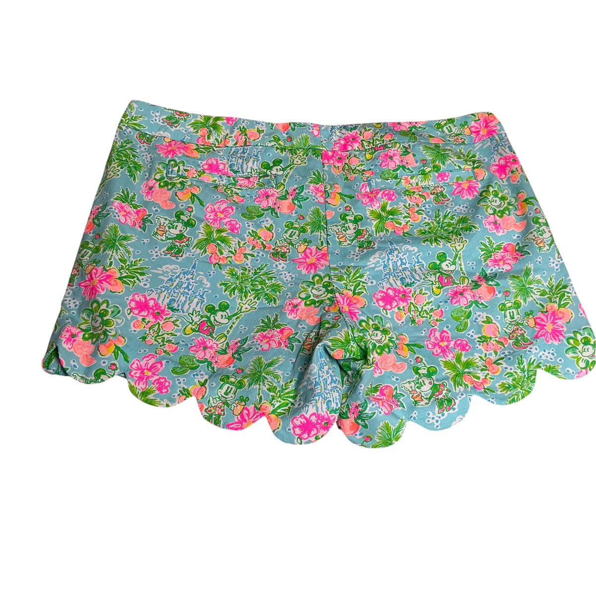 Lilly Pulitzer Buttercup Short Blue Ibiza Lilly Loves Disney - Size 10