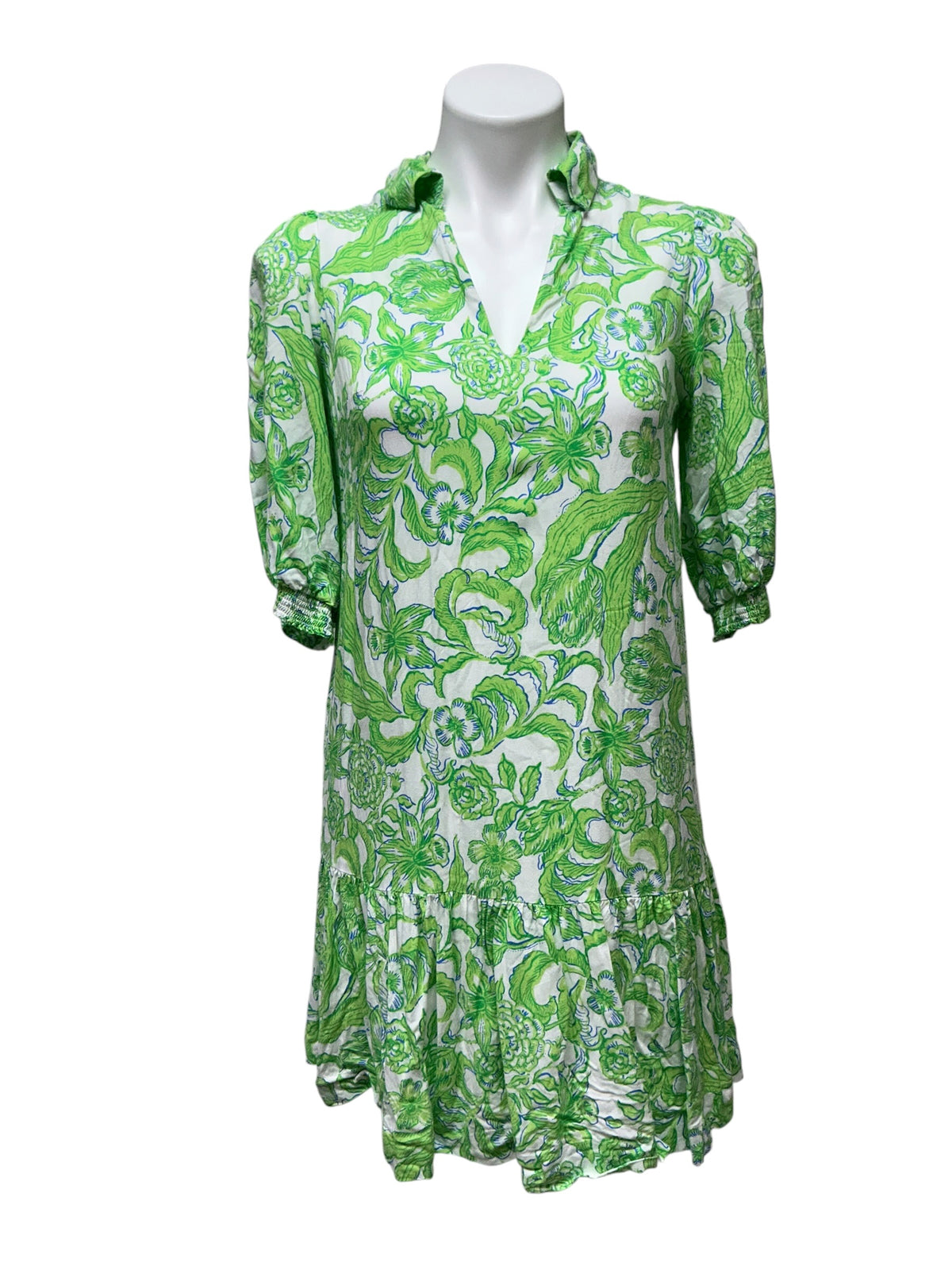 Lilly Pulitzer Renelle Dress Resort White Daffodil Hill - Size 00