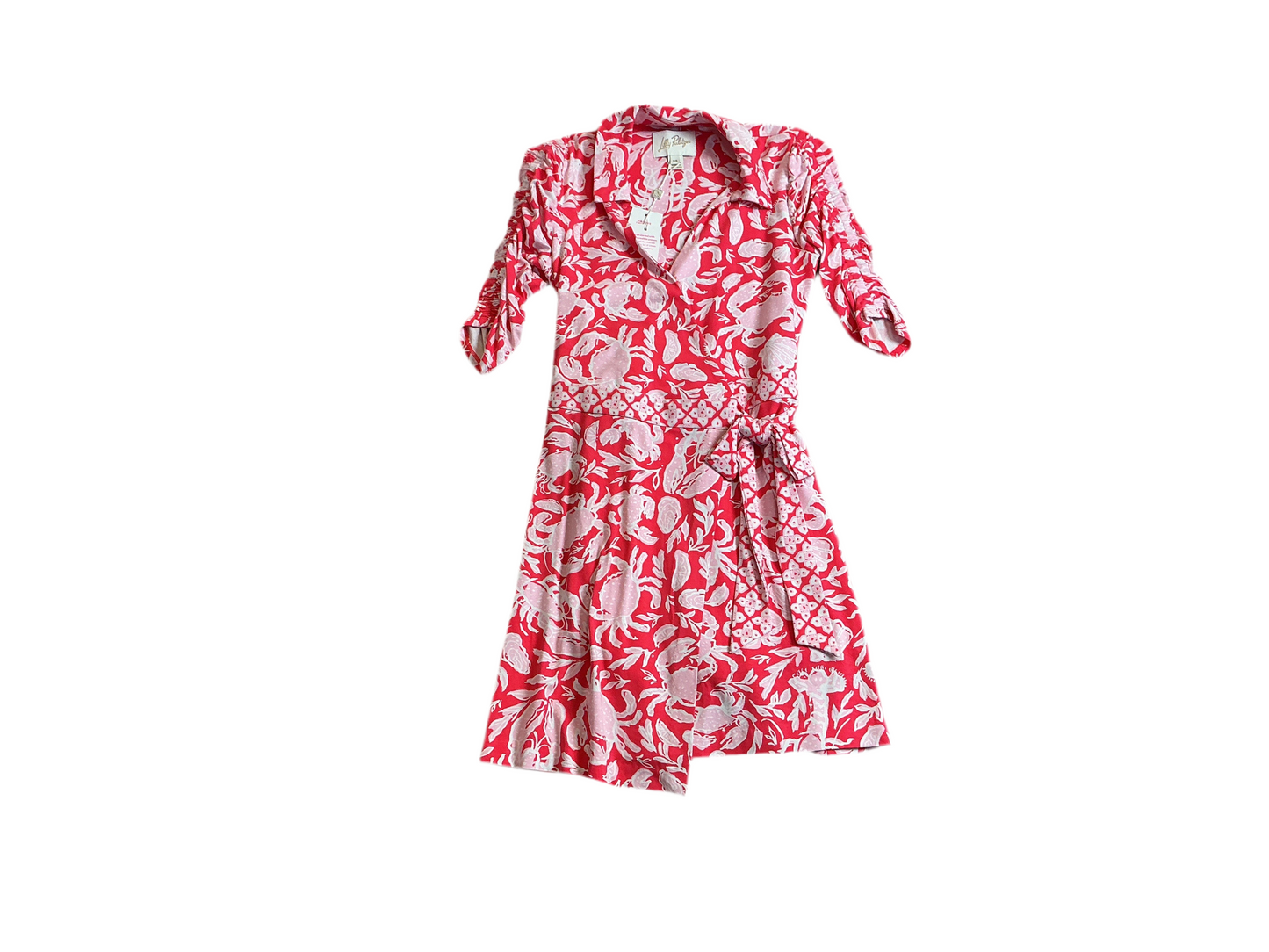 Lilly Pulitzer NWT - Ibby Skirted Romper Cane Coral Crab Collab Engineered - Size XS