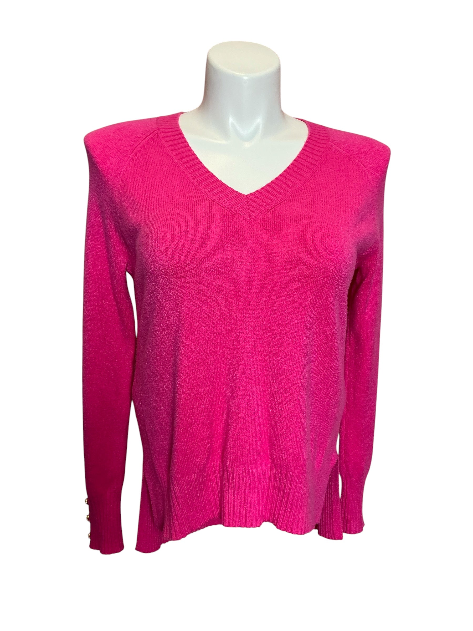 Lilly Pulitzer Kaycee Sweater Passion Fruit Pink - Size S