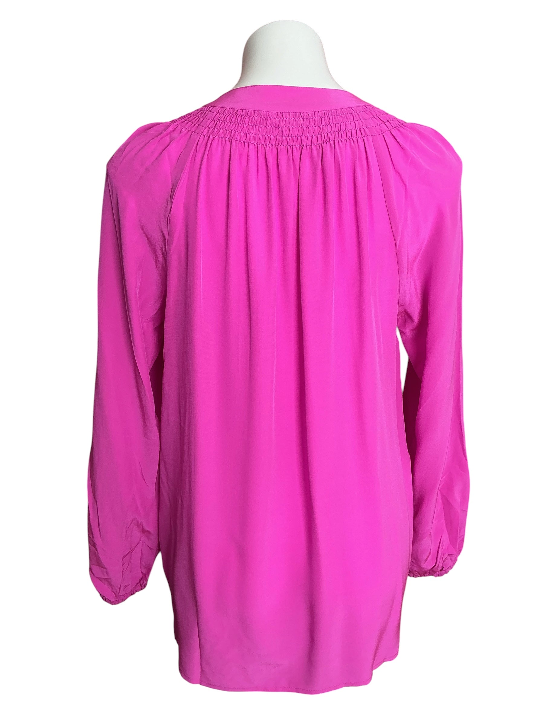 Lilly Pulitzer Elsa Silk Top Mandevilla Pink - Size M