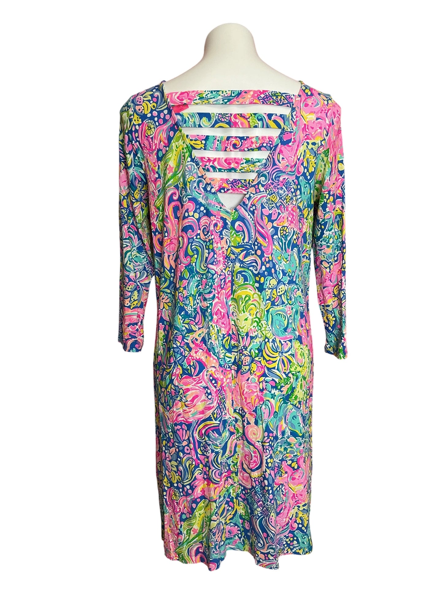 Lilly Pulitzer Ophelia Swing Dress In A Holidaze - Size L