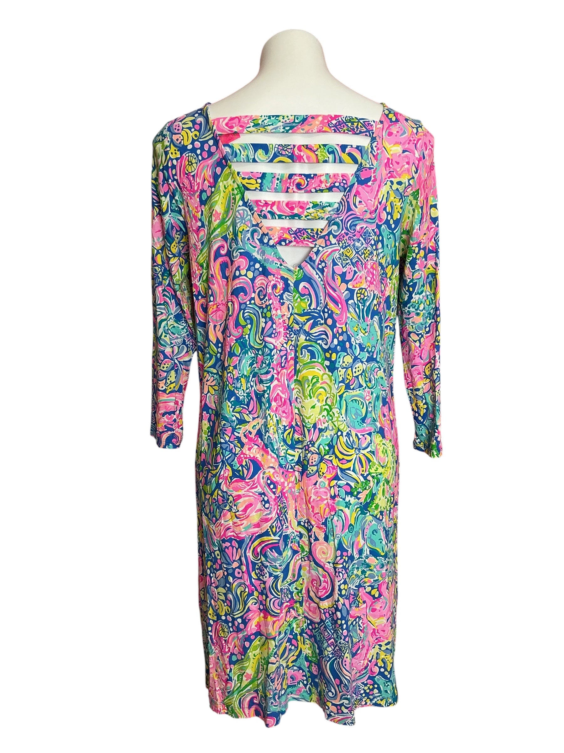 Lilly Pulitzer Ophelia Swing Dress In A Holidaze - Size L