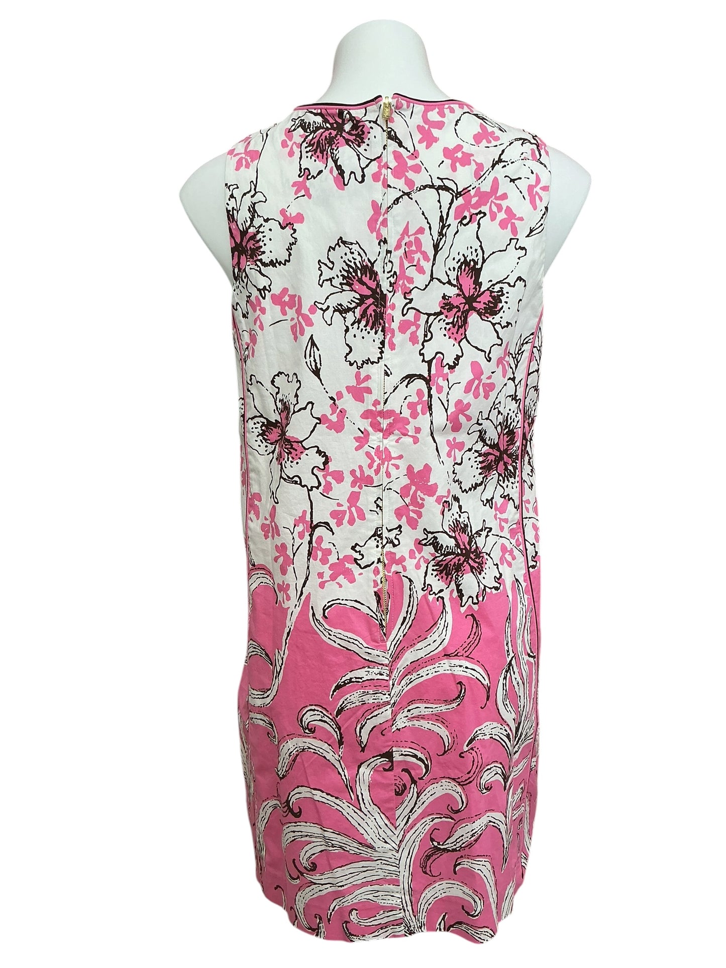 Lilly Pulitzer NWT Ettie Stretch Shift Dress Confetti Pink Bumbley Buzz Overlay - Size 6