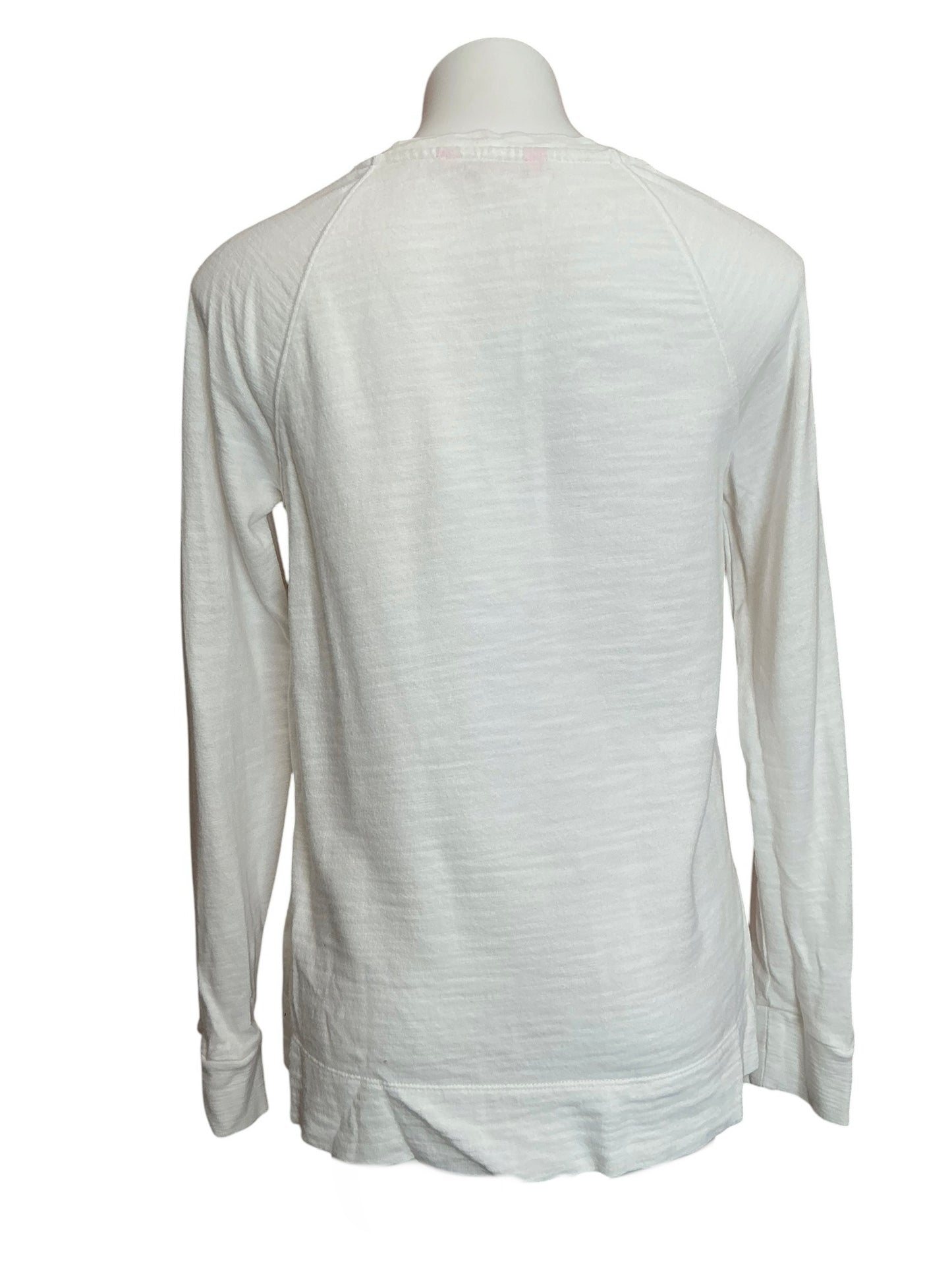Lilly Pulitzer Leeson Long Sleeve Sweatshirt Resort White - Size S