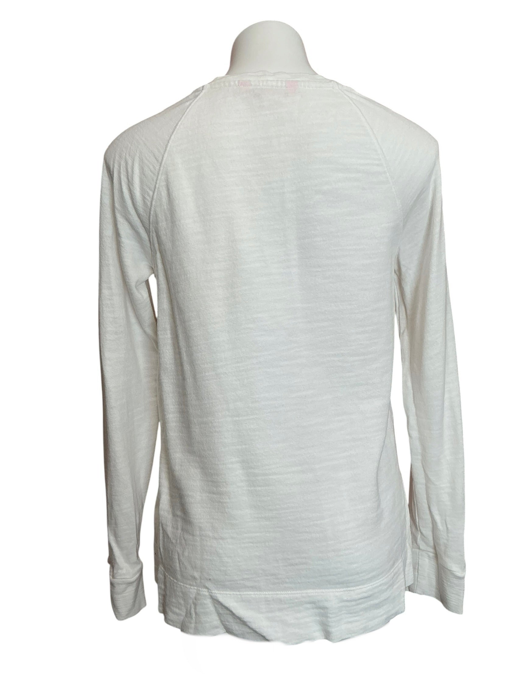 Lilly Pulitzer Leeson Long Sleeve Sweatshirt Resort White - Size S