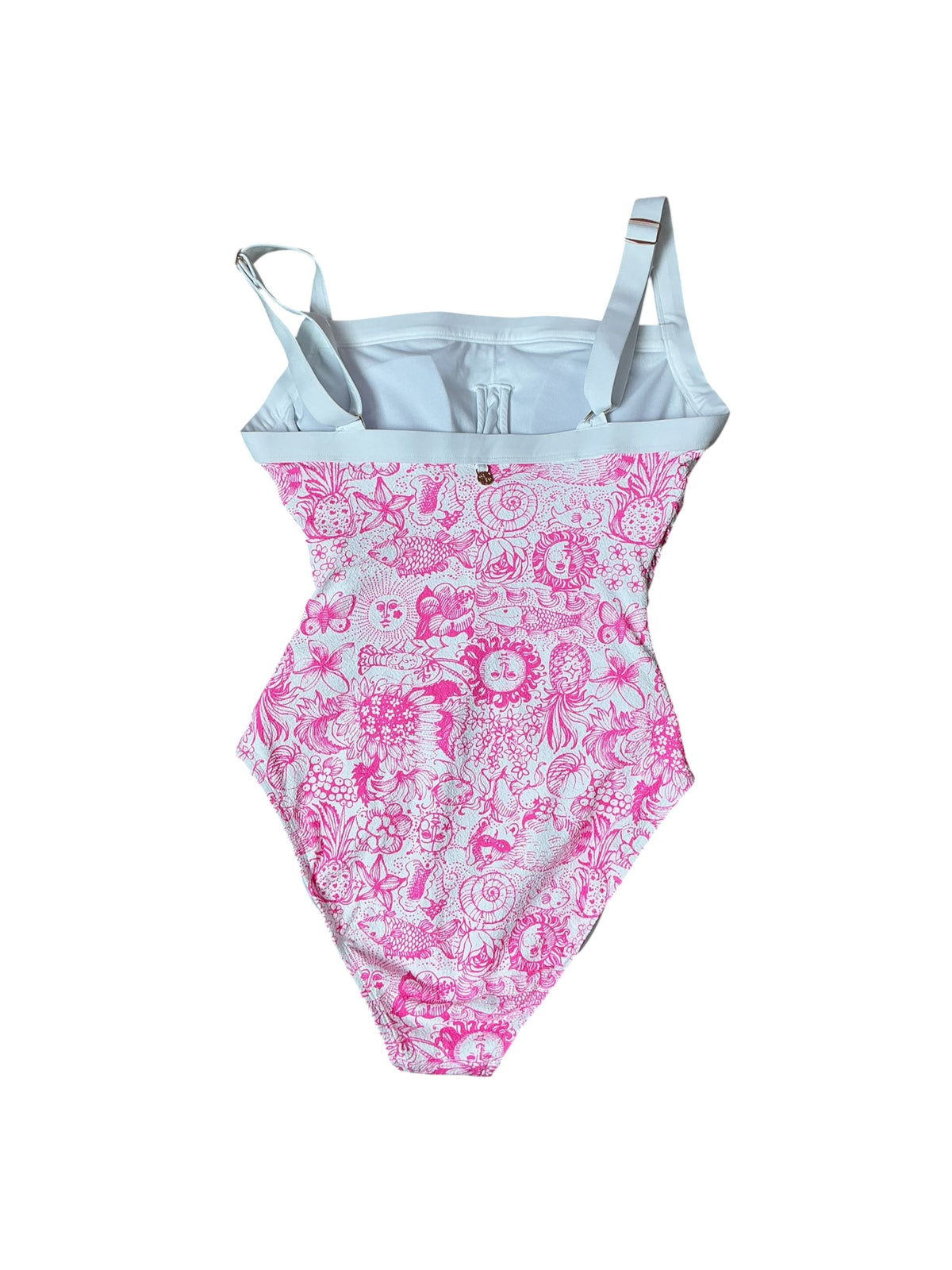 Lilly Pulitzer NWT Keon Blossom Pink Lil Fleur De Lilly - Size 12