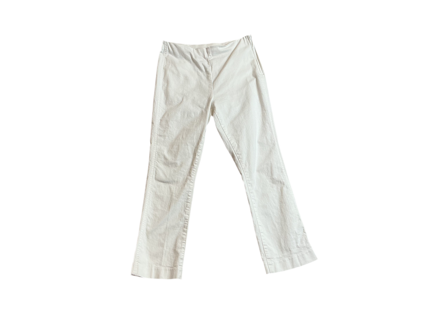 Lilly Pulitzer Ana High Rise Straight Leg Pants Resort White - Size 12