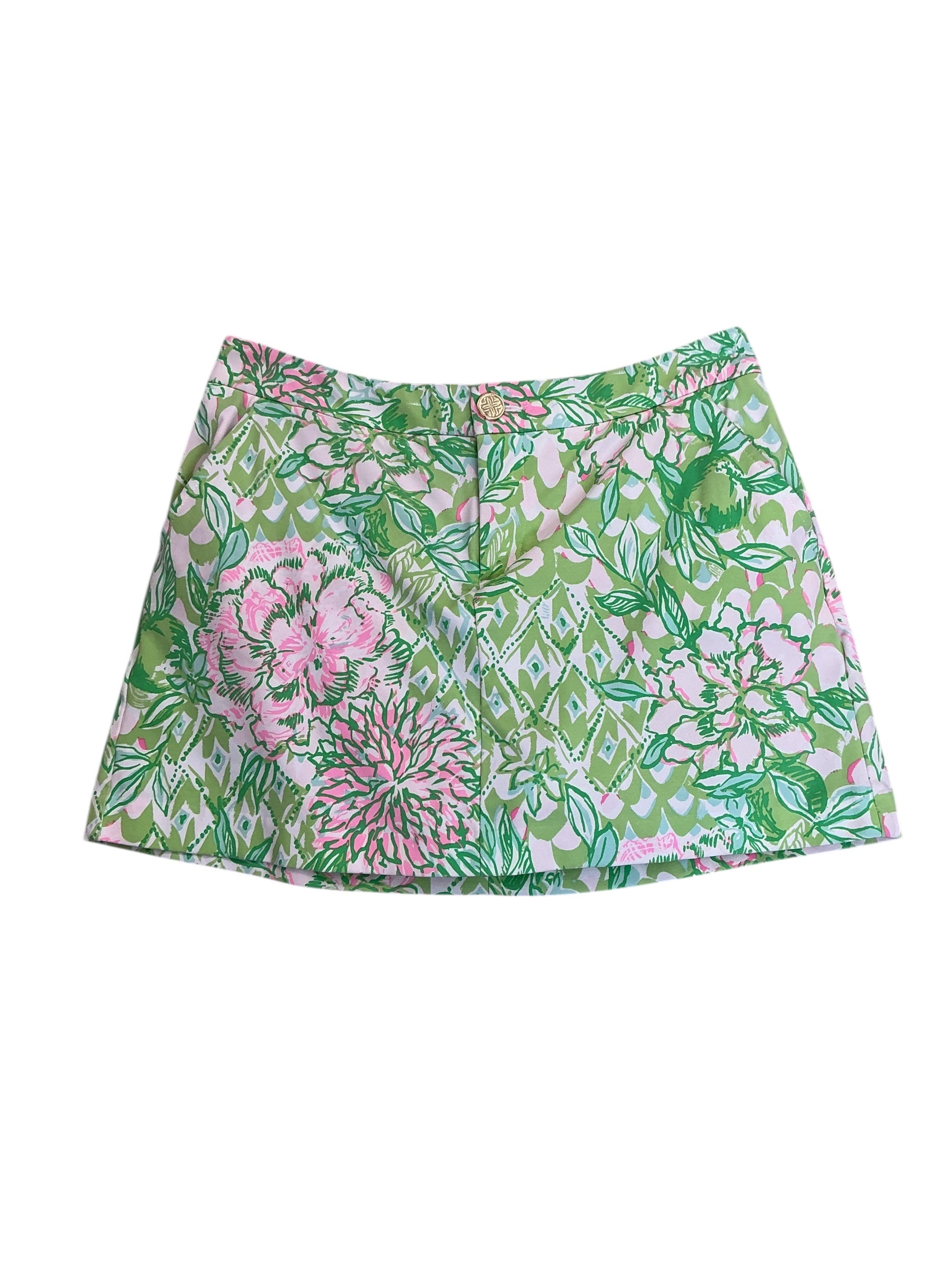Lilly Pulitzer Colette Knit Skort Lime Feeling Good - Size 4