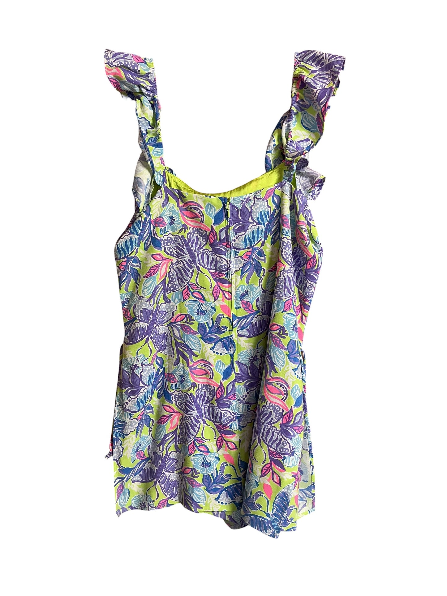 Lilly Pulitzer Zoya Ruffle Romper - Multi - Size 16
