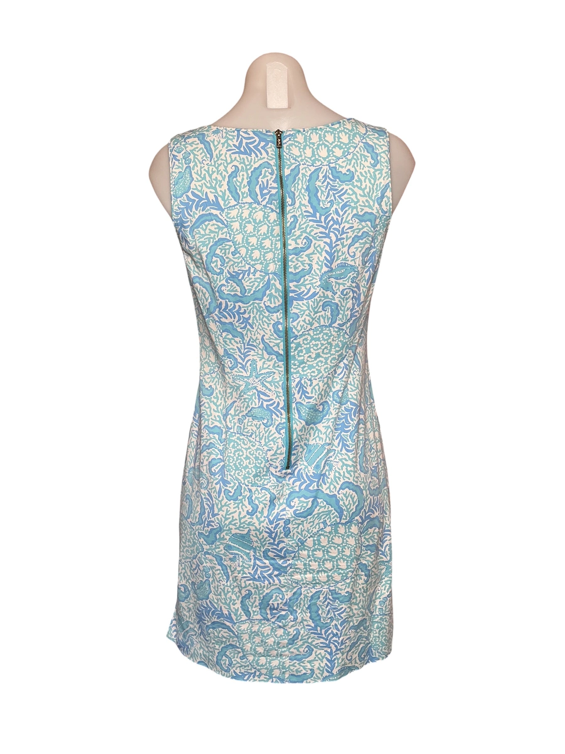 Lilly Pulitzer Shift Dress - Resort White Goombay Grooves - Size 00