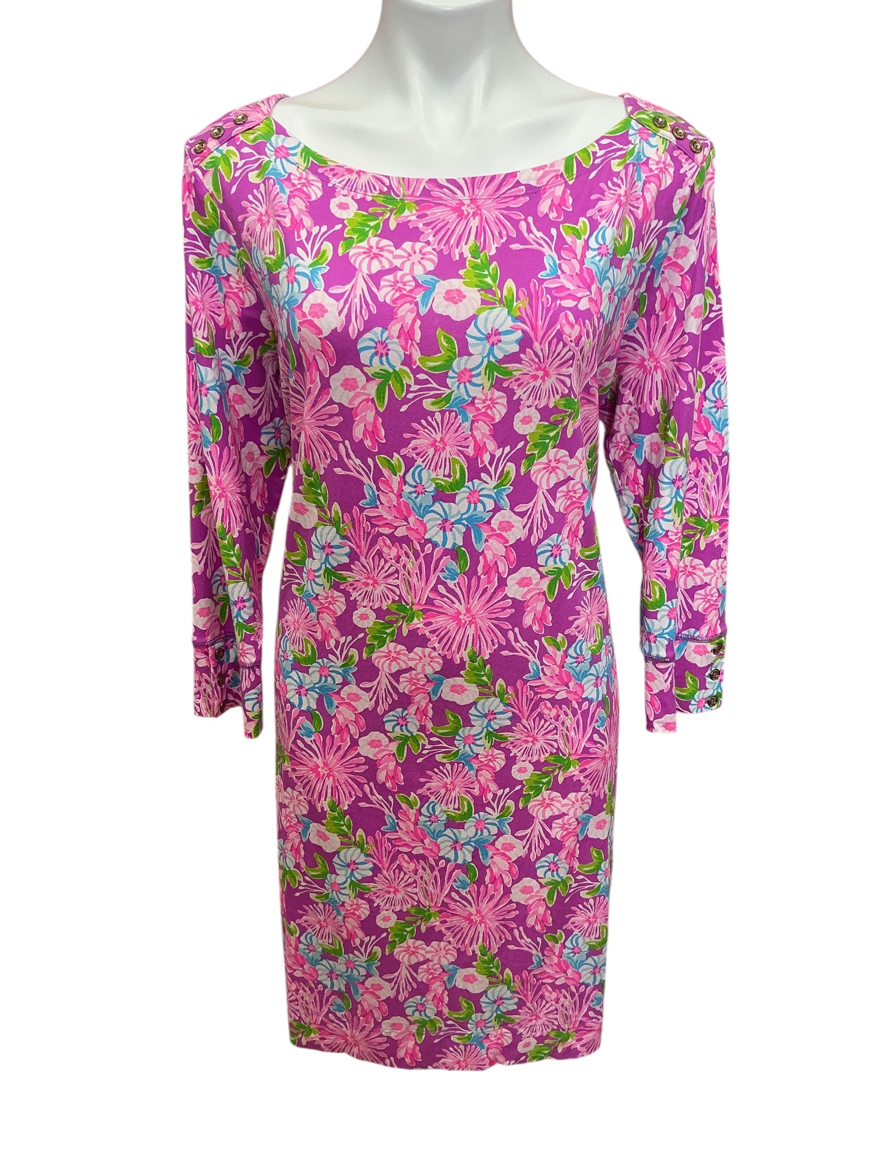 Lilly Pulitzer Sophie Dress Amethyst Mom’s The Word - Size XXL