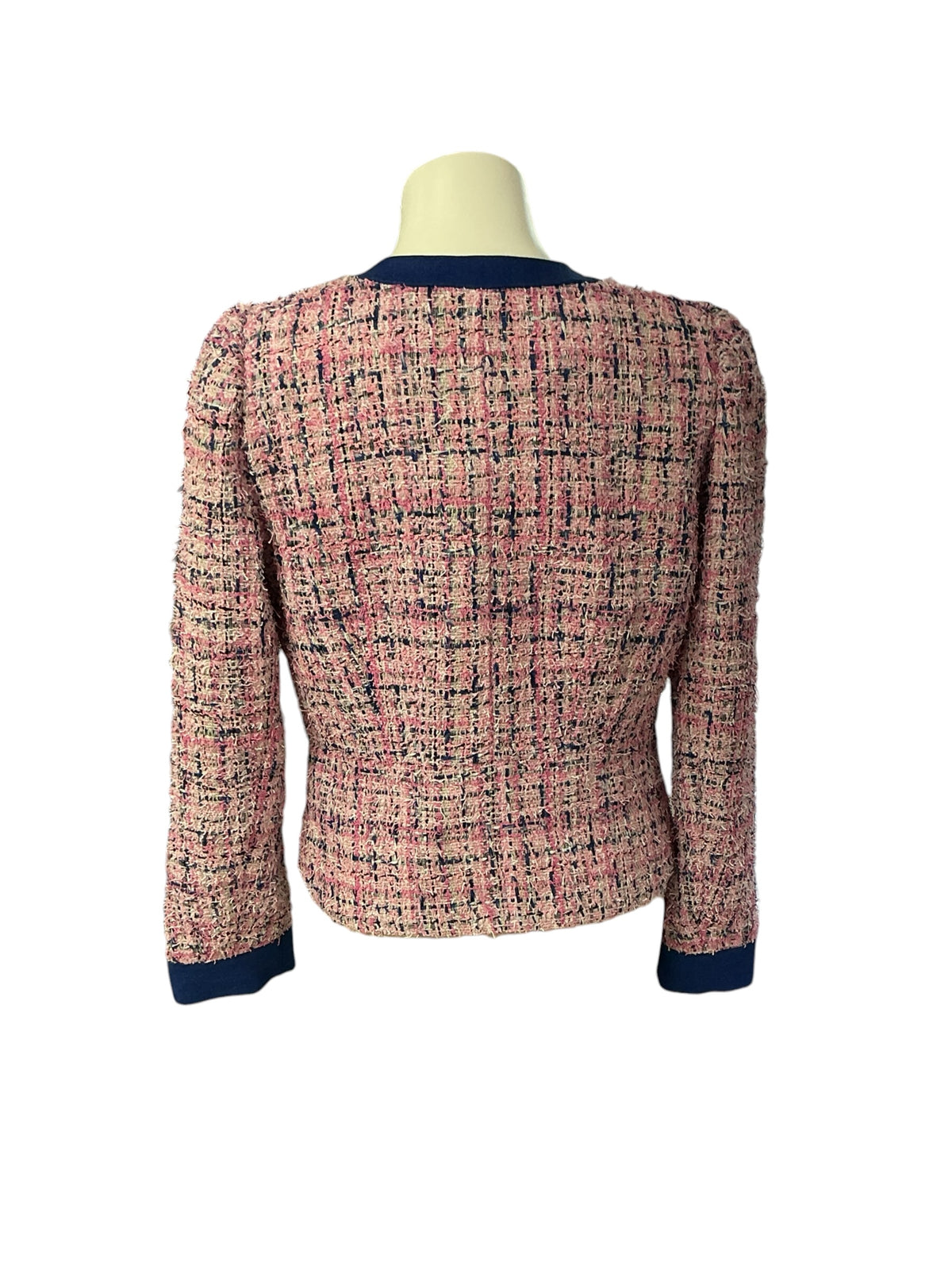 Lilly Pulitzer NWT Greighlee Boucle Jacket Confetti Pink Eyelash Texture Boucle - Size 4