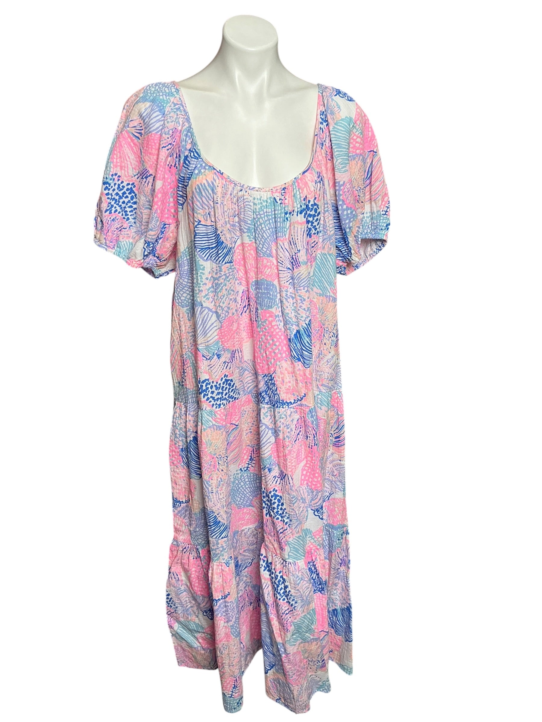 Lilly Pulitzer NWT Zemini Maxi Coverup Multi Roar Of The Seas - Size XL