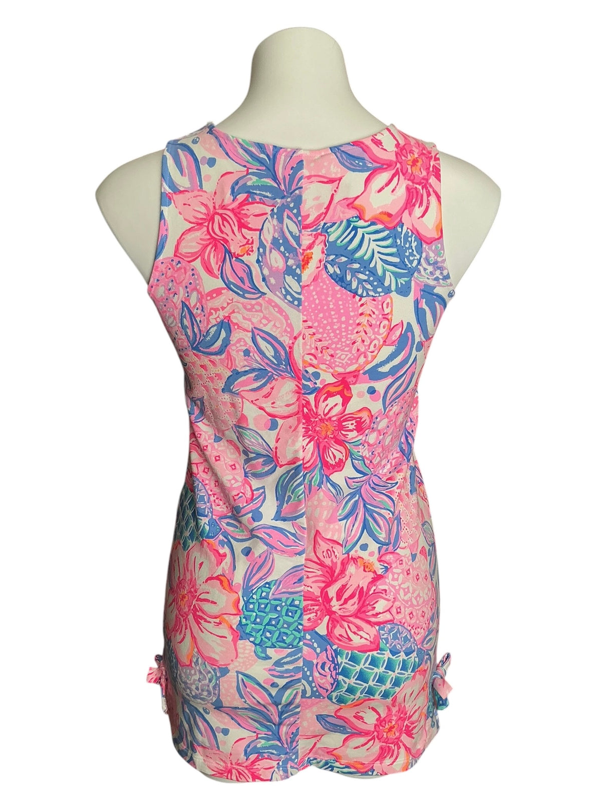 Lilly Pulitzer Kids Girls NWT Little Lilly Knit Shift Dress Pink Isle Snappy Turtle - Size L 8-10