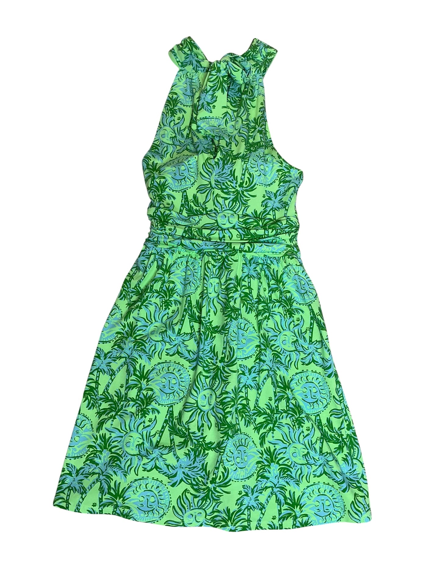 Lilly Pulitzer Montecito Skirted Romper Cool Mint Catchin Rays - Size S As Is
