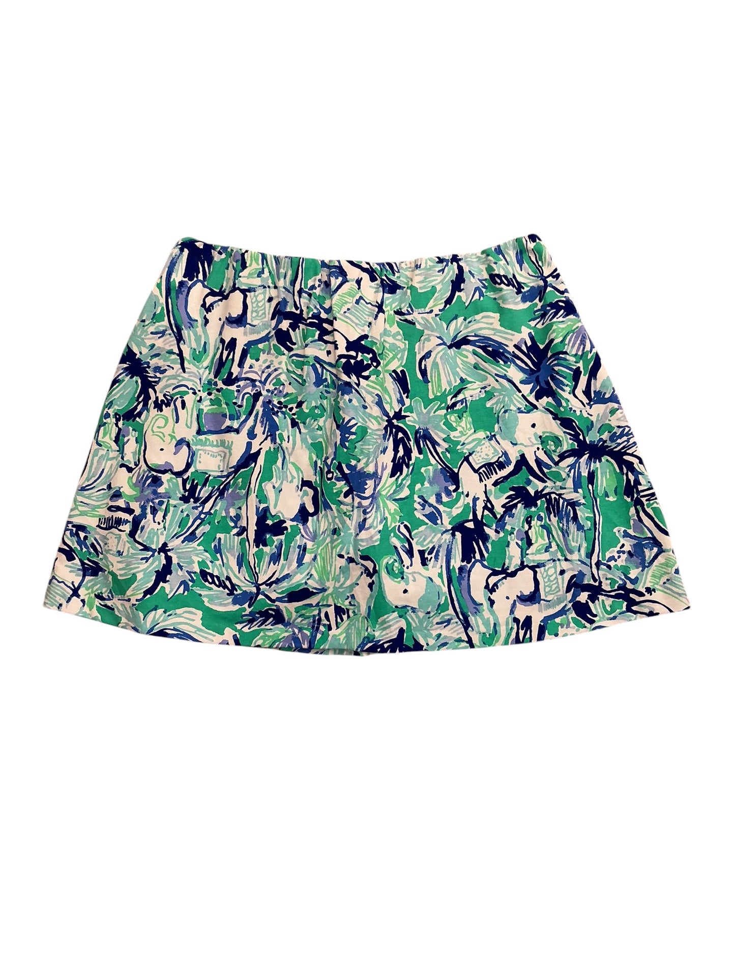 Lilly Pulitzer NWT Madison Skort Tropical Tur Elephant Appeal - Size M