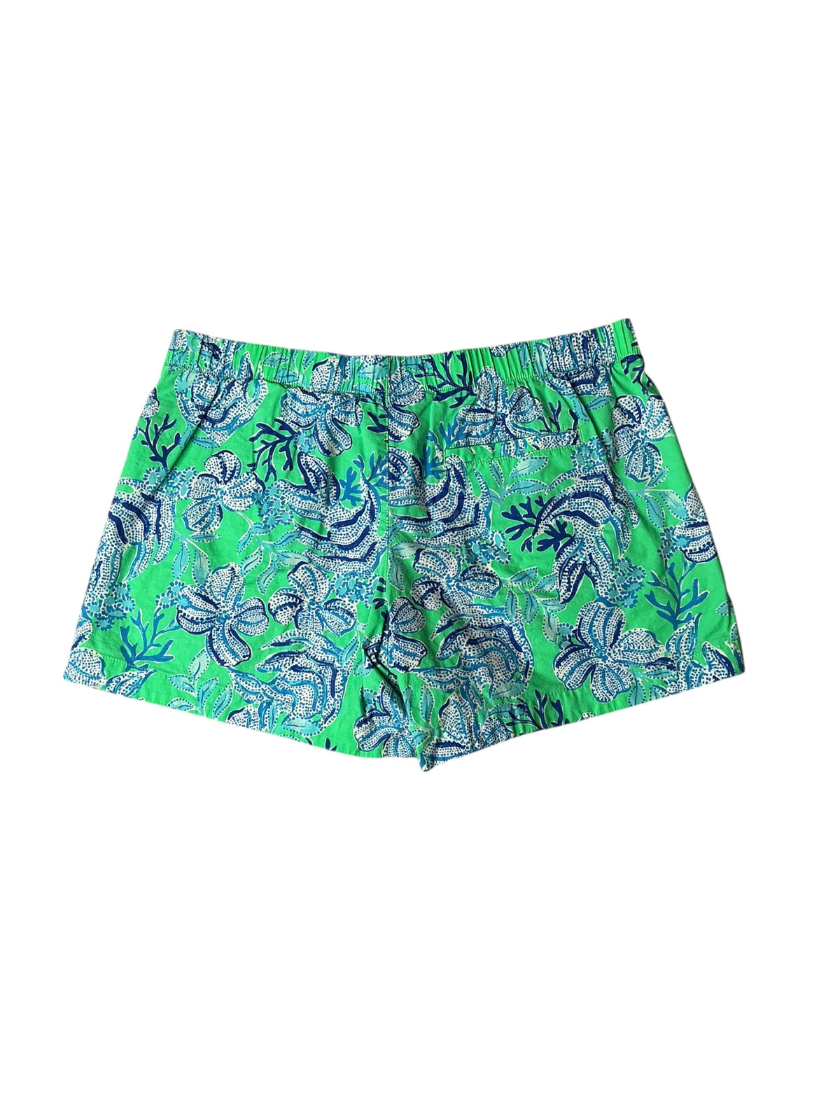 Lilly Pulitzer Ocean View Shorts Keepin It Reel - Size S