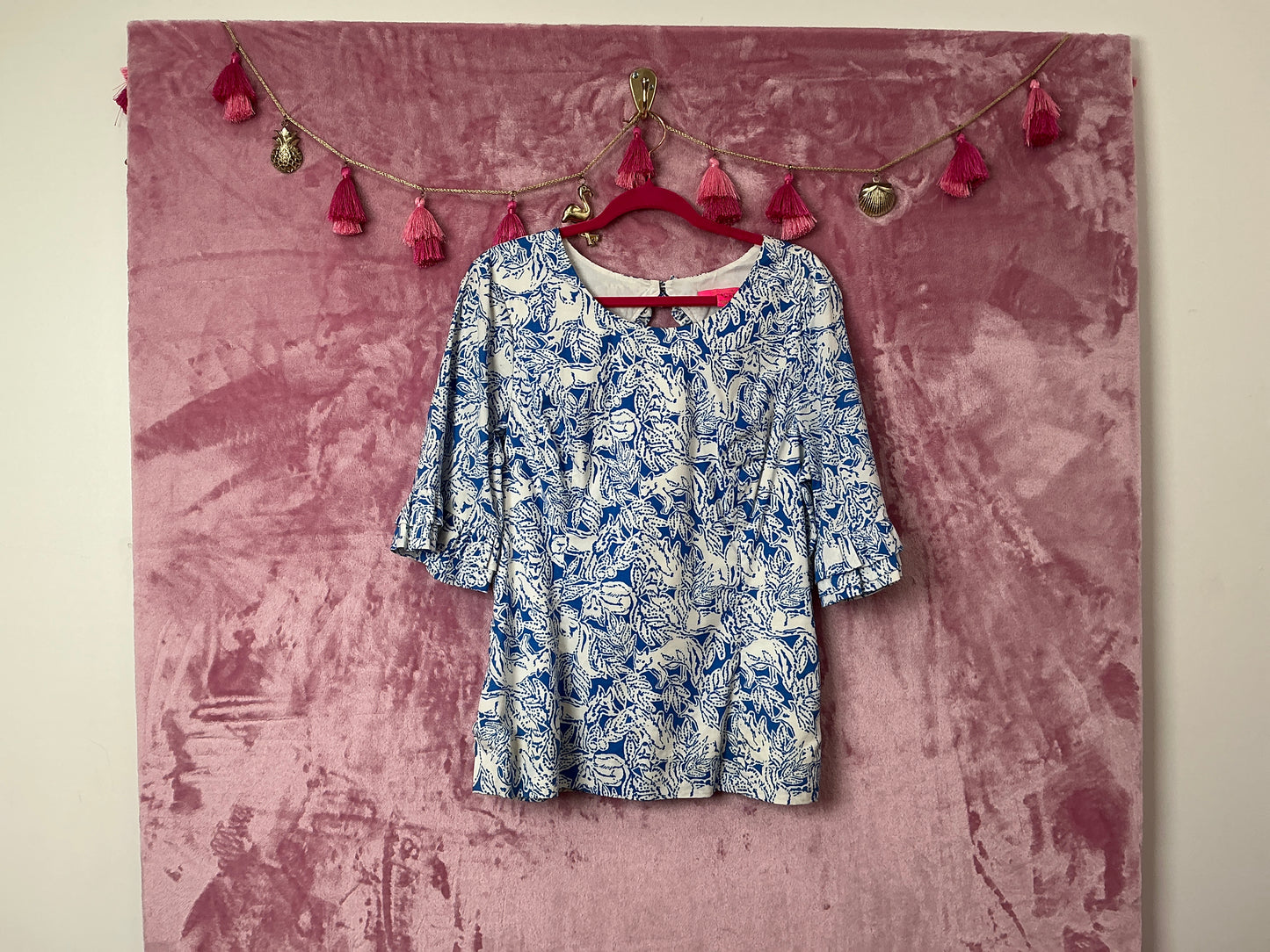 Lilly Pulitzer Long Sleeve Top - Size 14