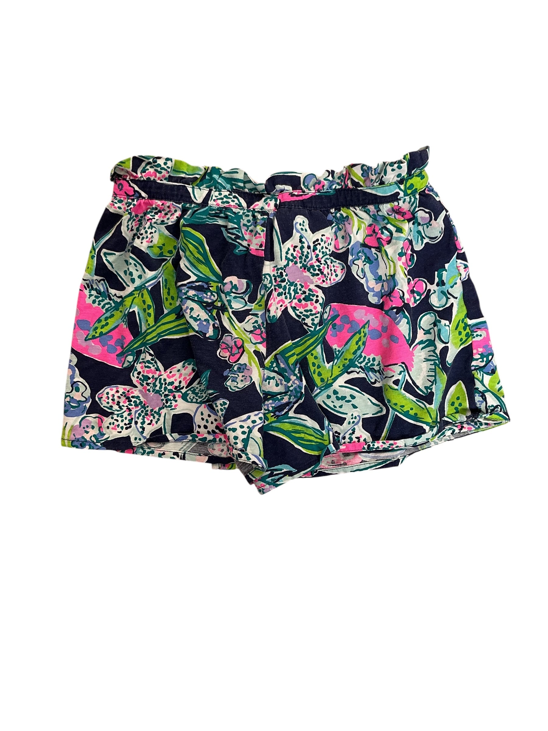 Lilly Pulitzer Kids Girls Karla Skort Bright Navy Sway This Way - Size M