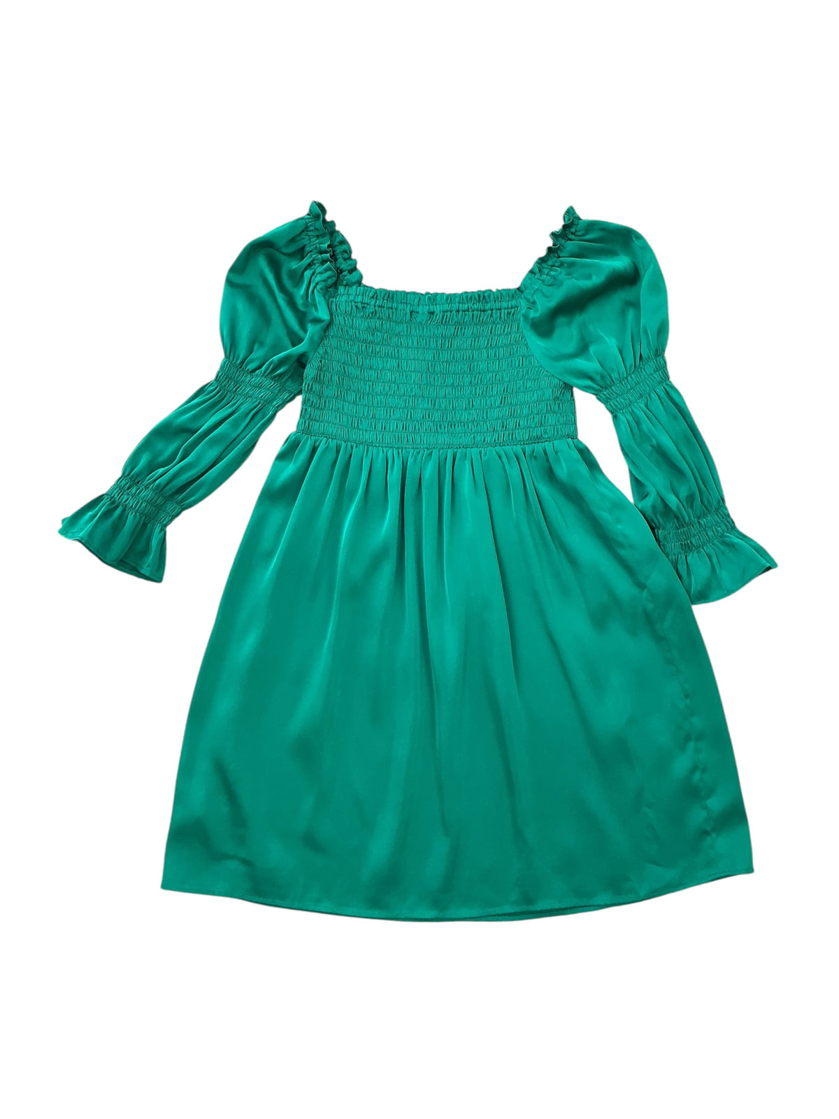 Lilly Pulitzer Girls Mini Beyonca Dress Fiddle Leaf Green - Size L (8-10)